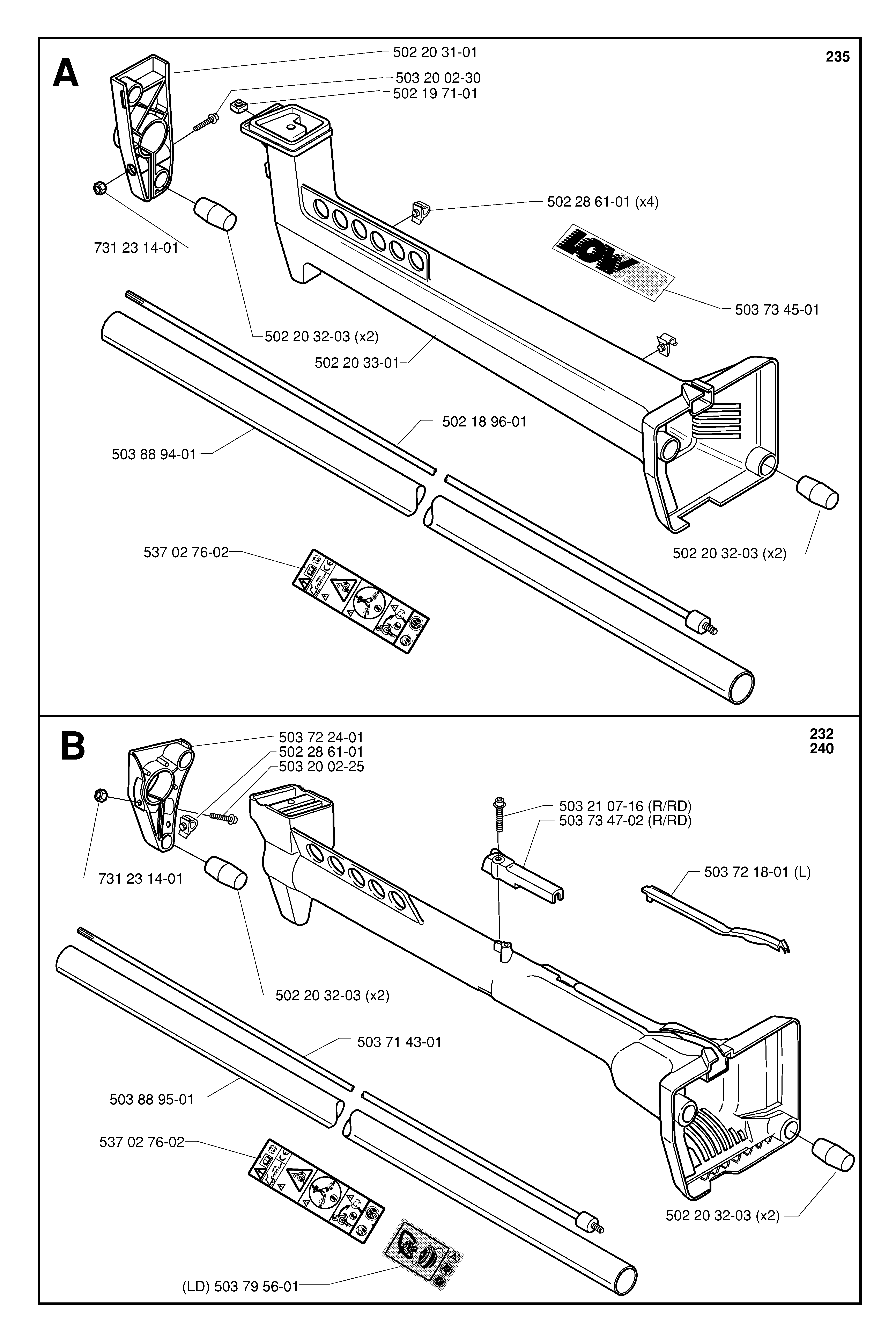 SHAFT & HANDLE