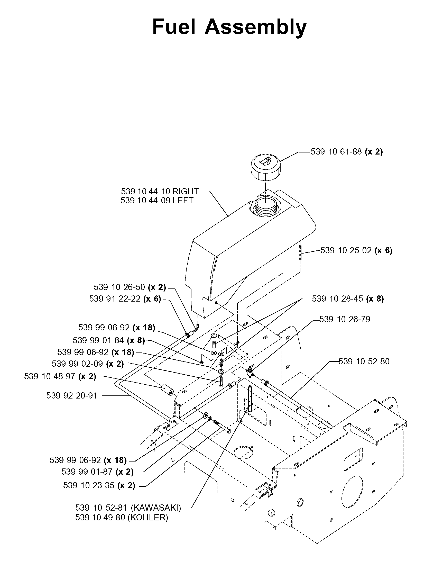 MOWER LIFT / DECK LIFT
