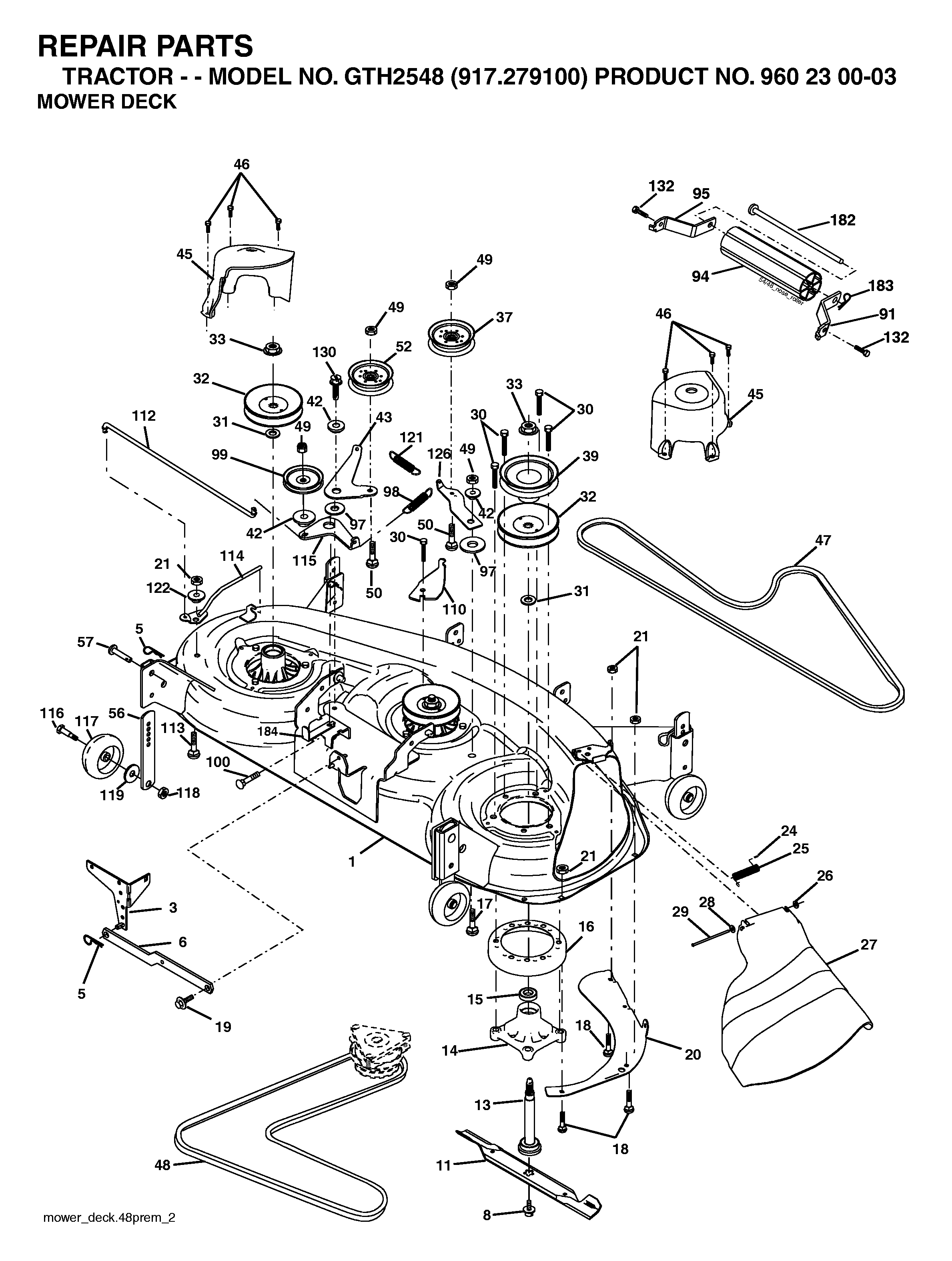 MOWER DECK / CUTTING DECK