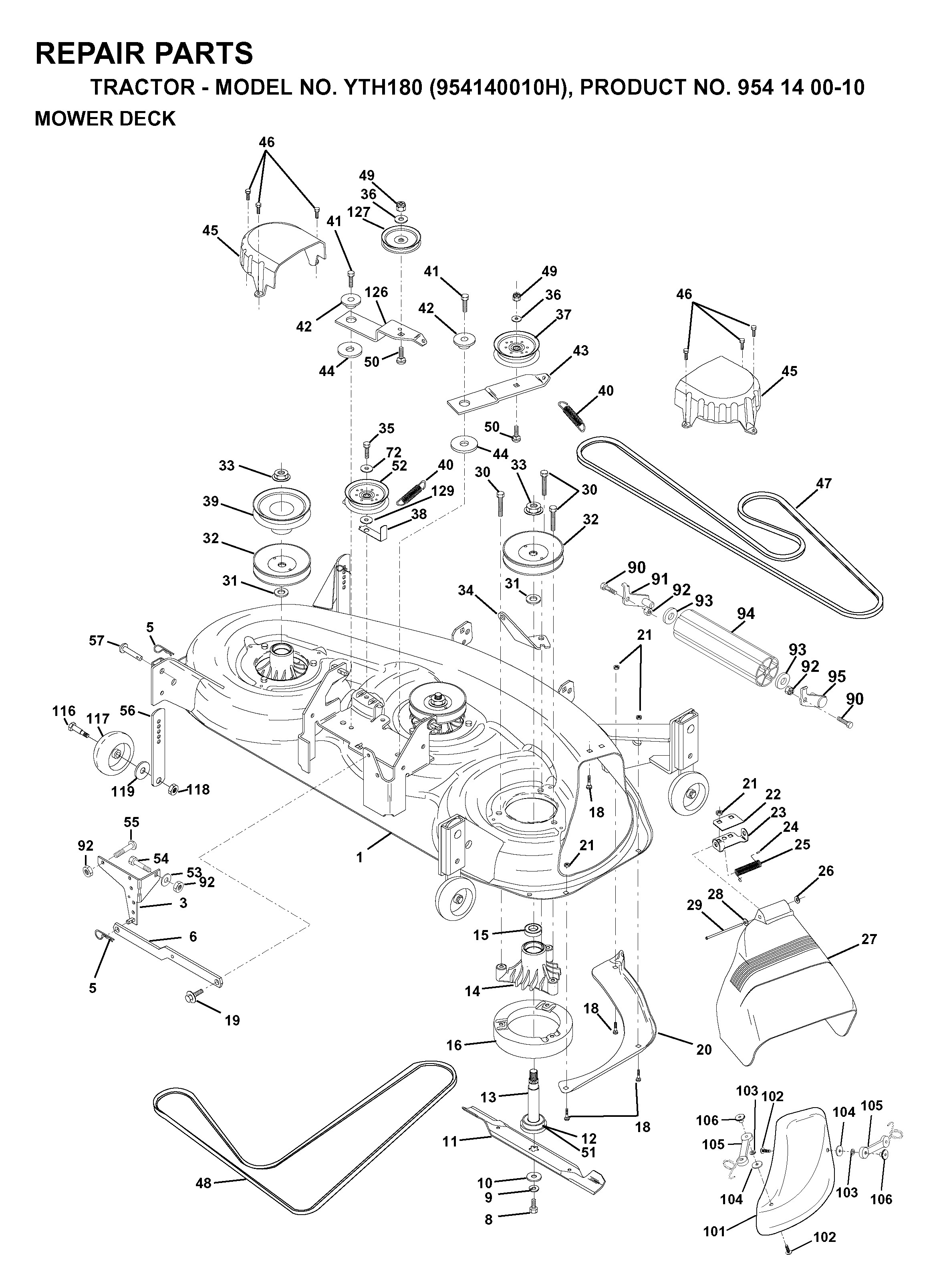 MOWER DECK / CUTTING DECK