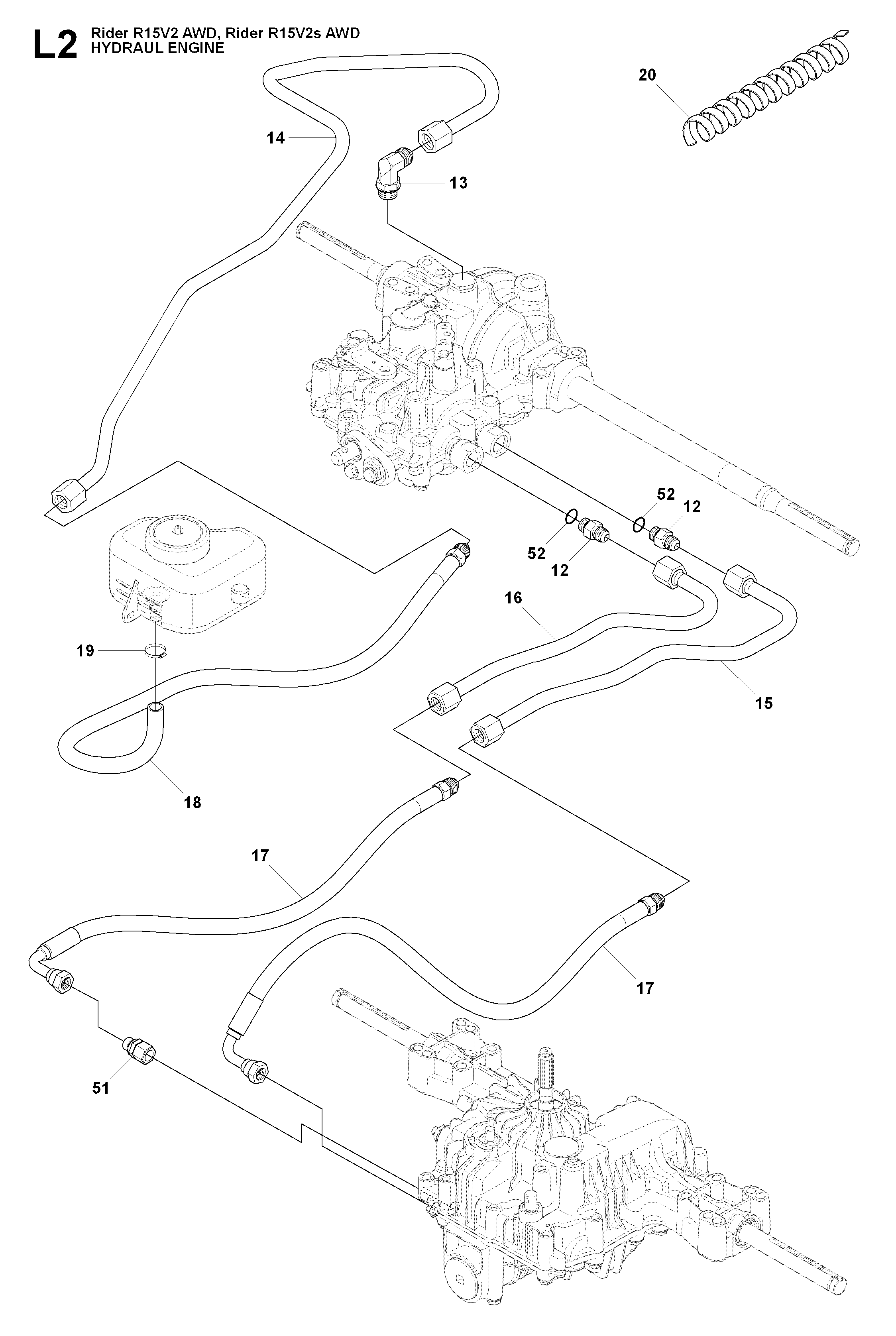 HYDRAULIC PUMP - MOTOR