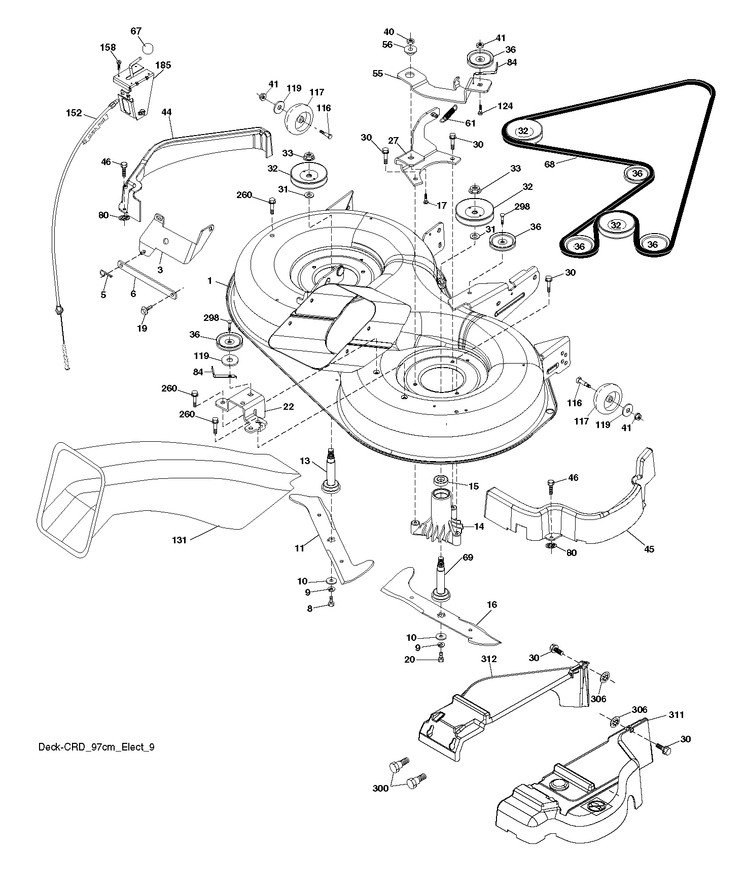 MOWER DECK / CUTTING DECK