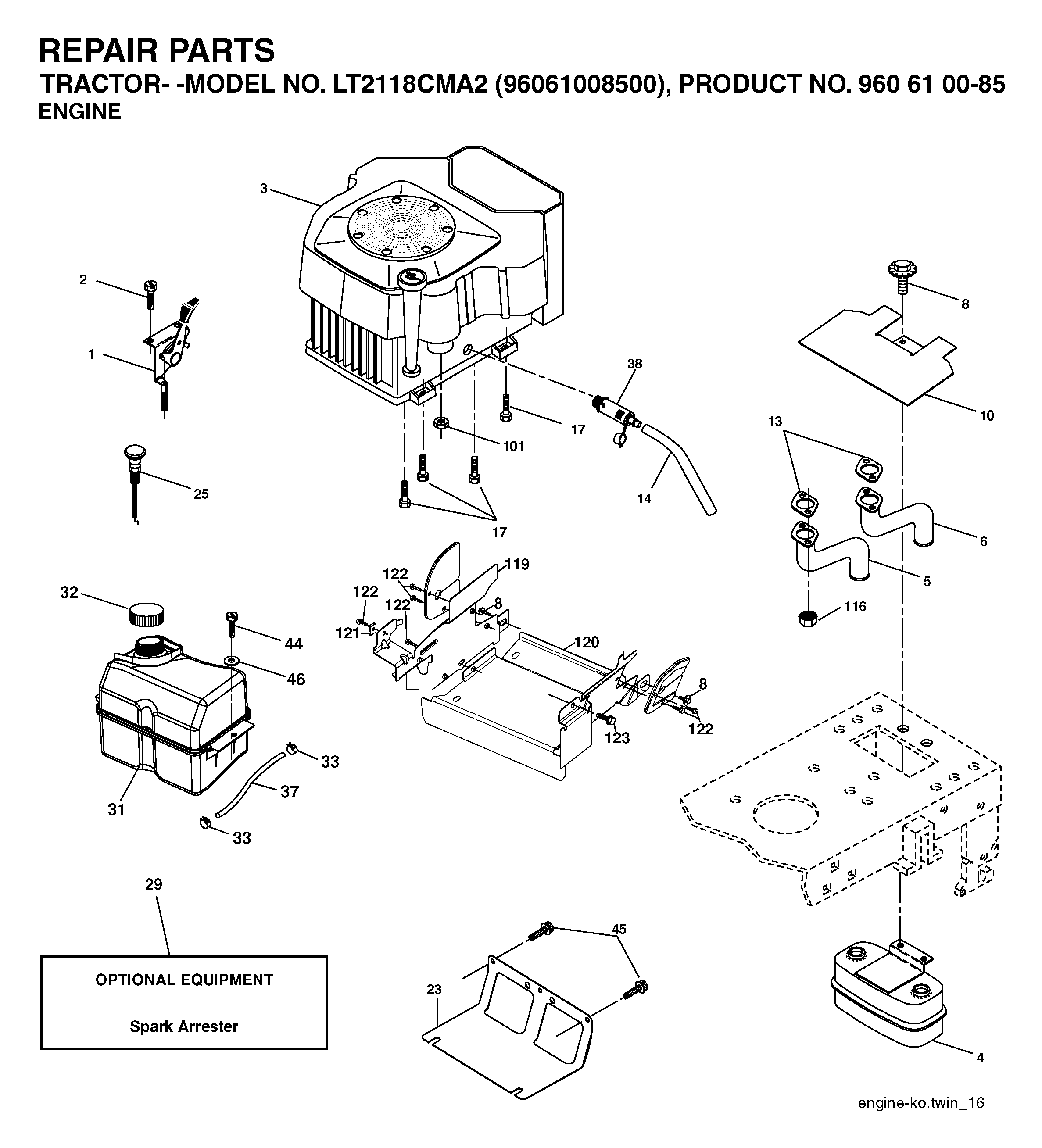 ENGINE & CUTTING EQUIPMENT