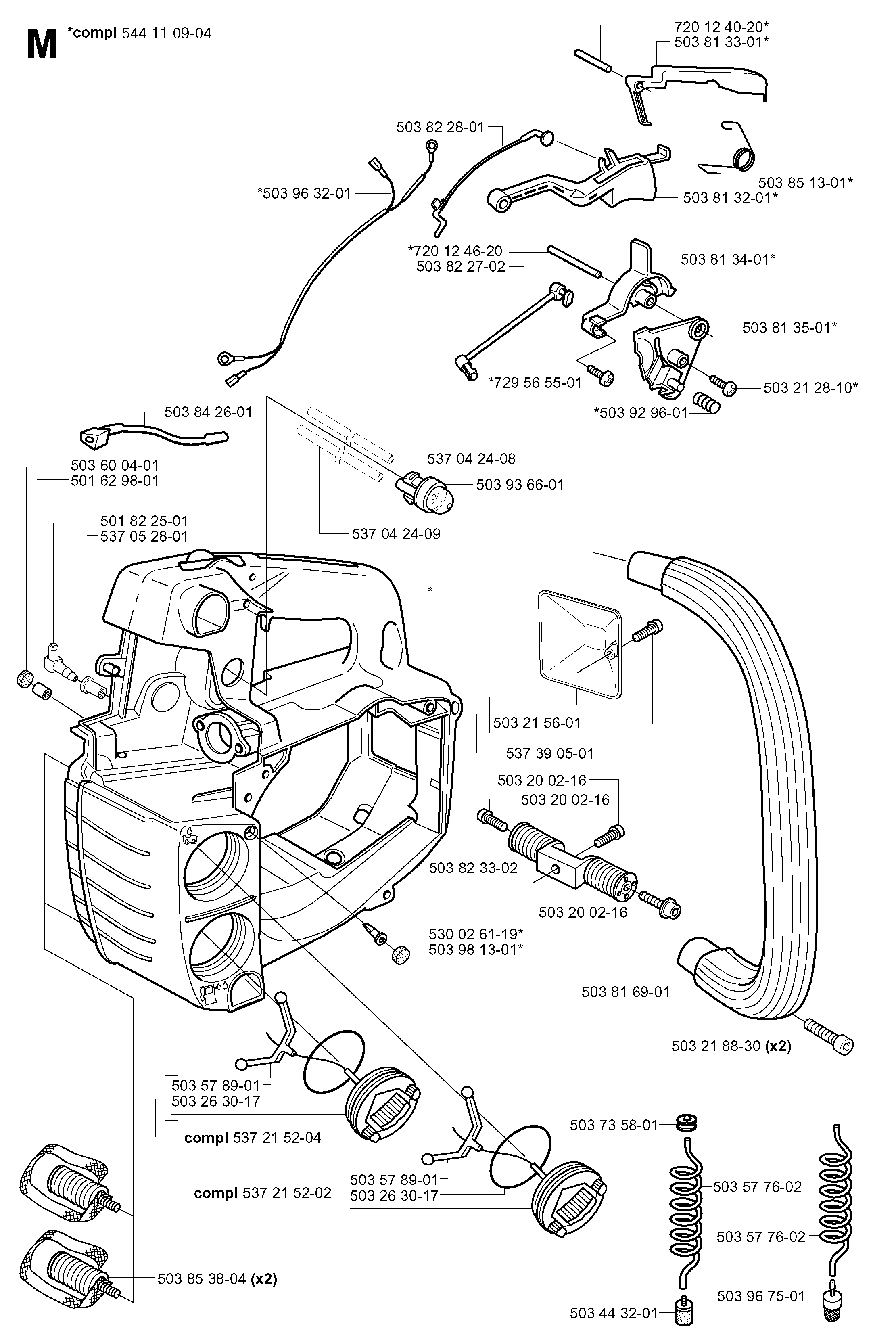 FUEL TANK & HANDLE