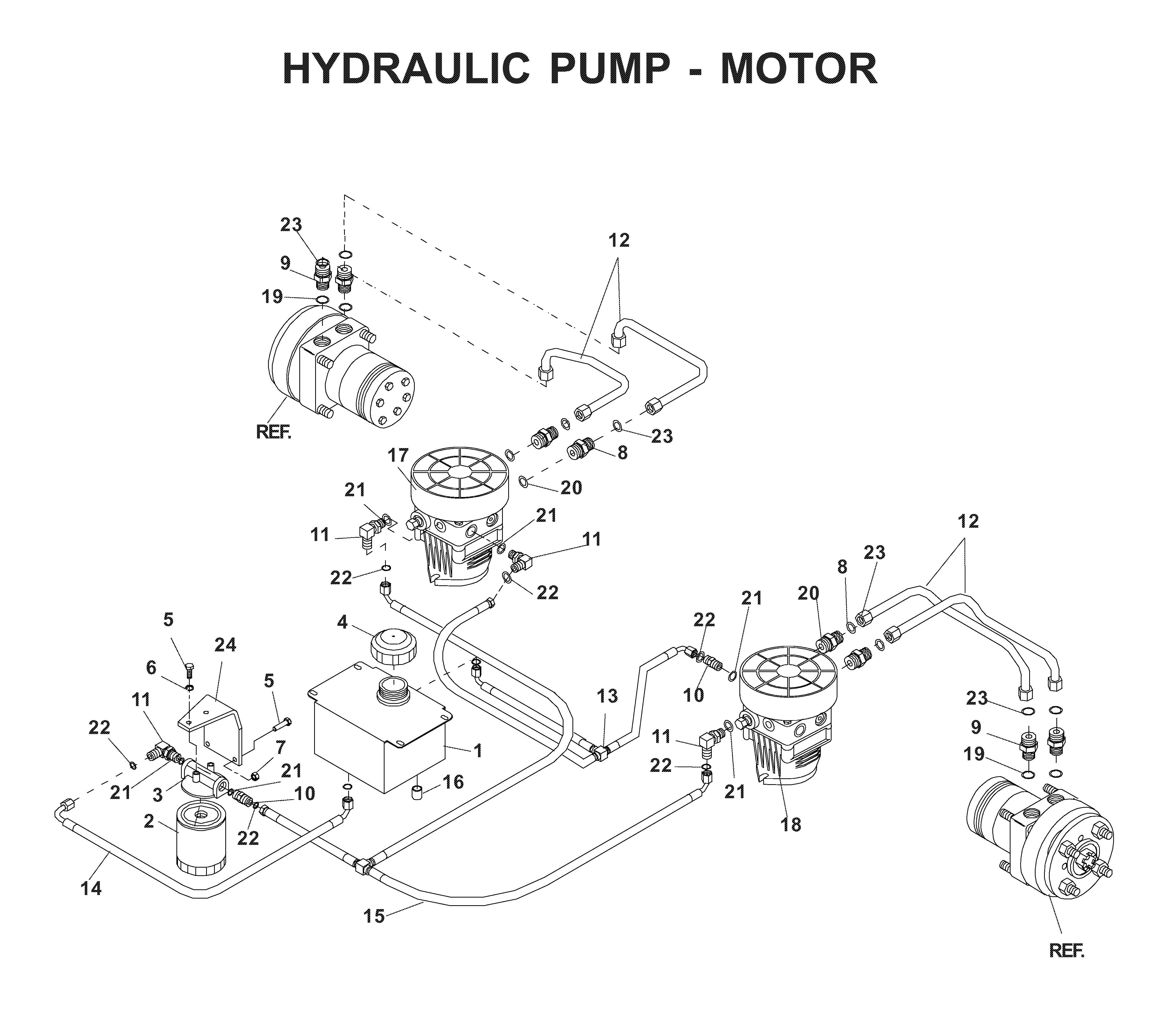 HYDRAULIC PUMP - MOTOR