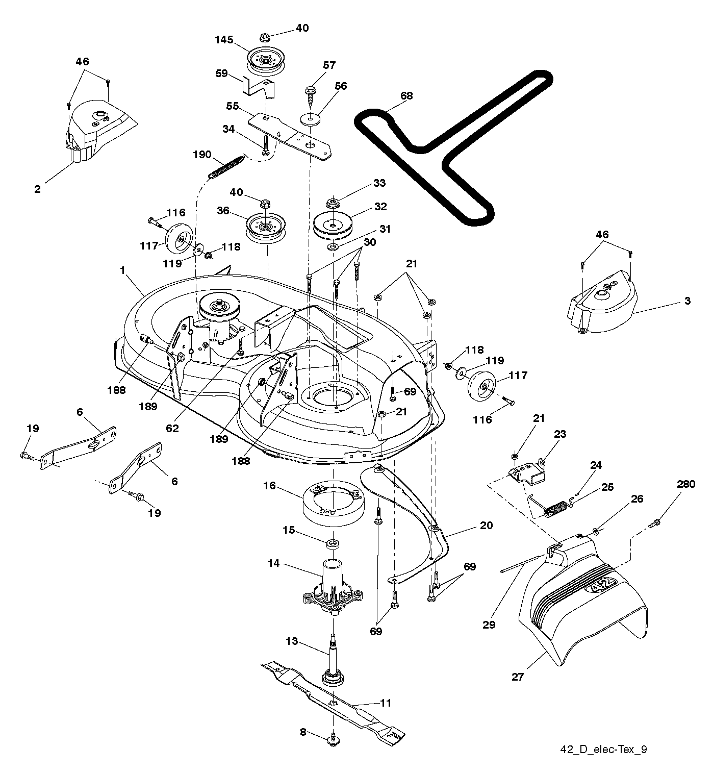MOWER DECK / CUTTING DECK