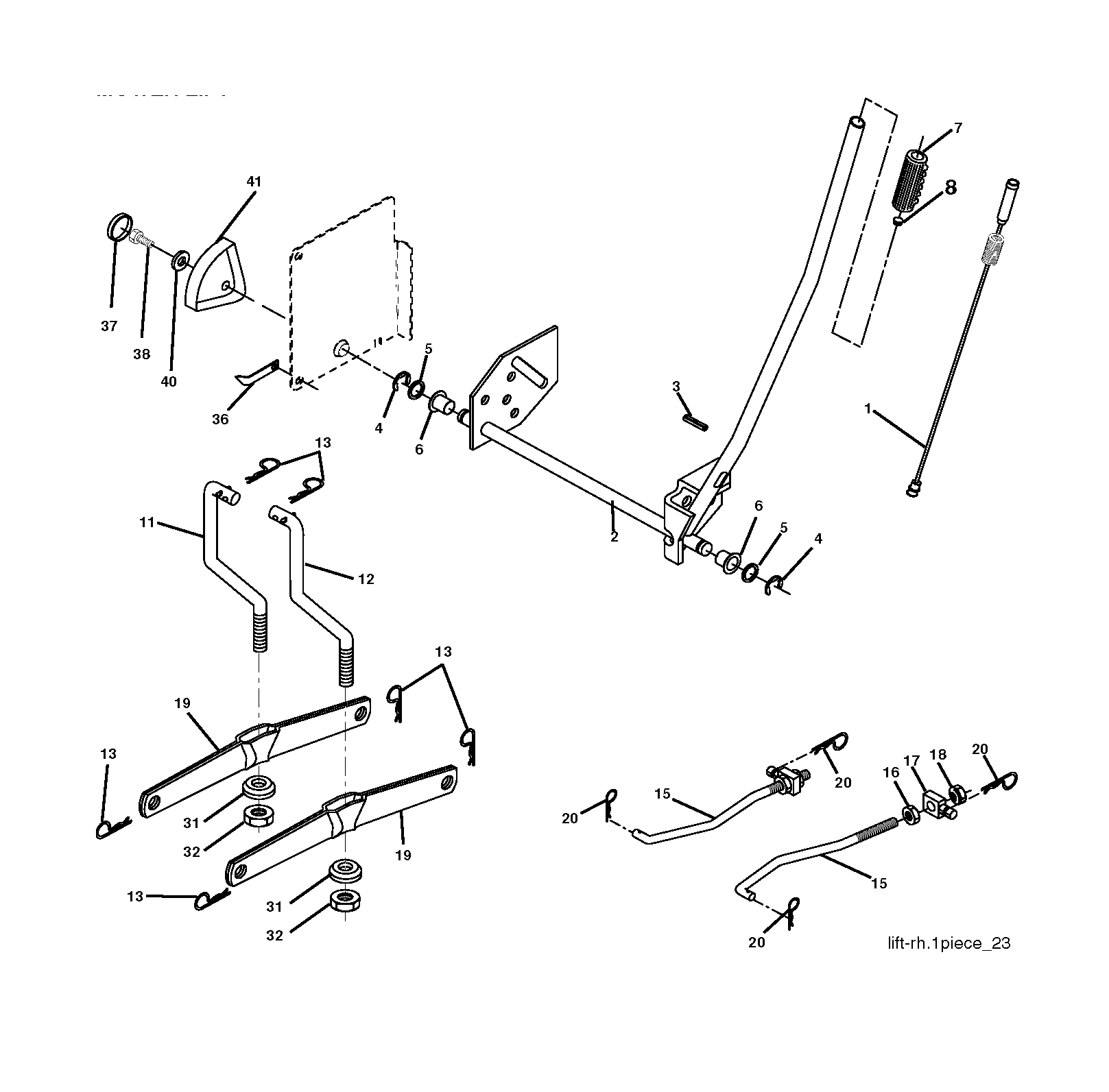 MOWER LIFT / DECK LIFT