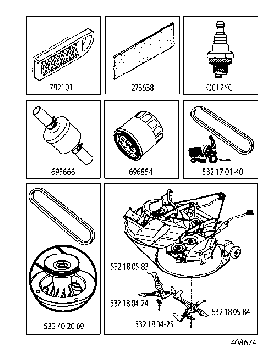 FREQUENTLY USED PARTS