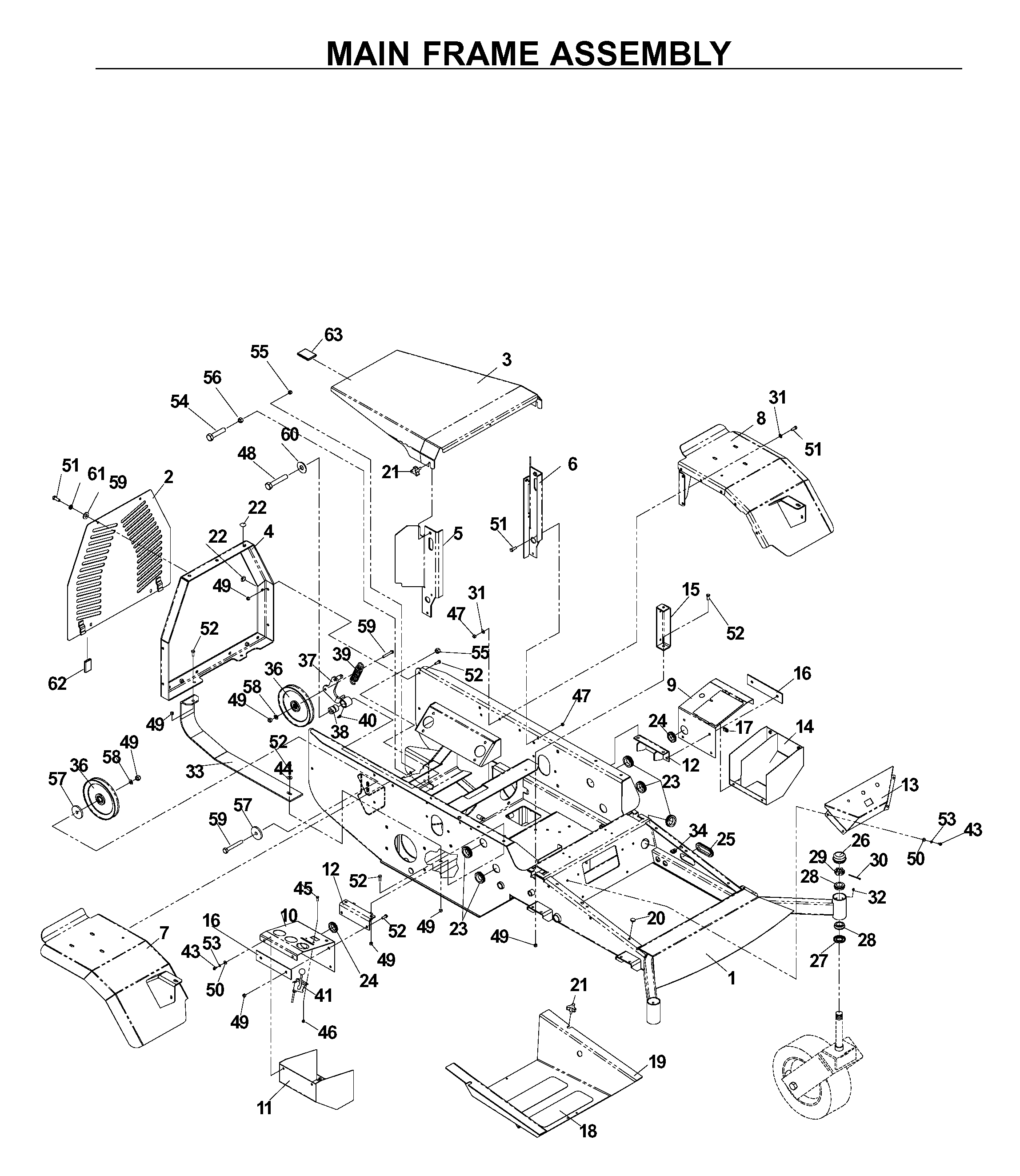 MAINFRAME, LEFT SIDE