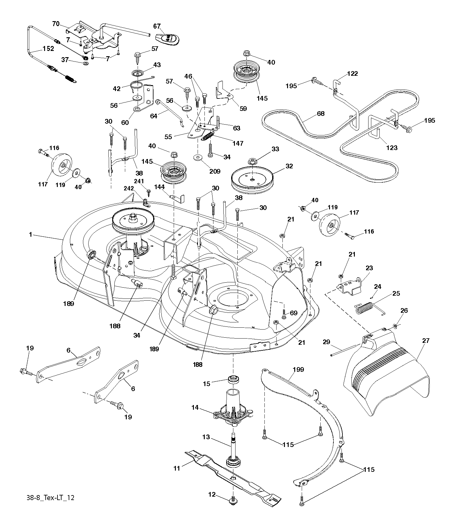 MOWER DECK / CUTTING DECK