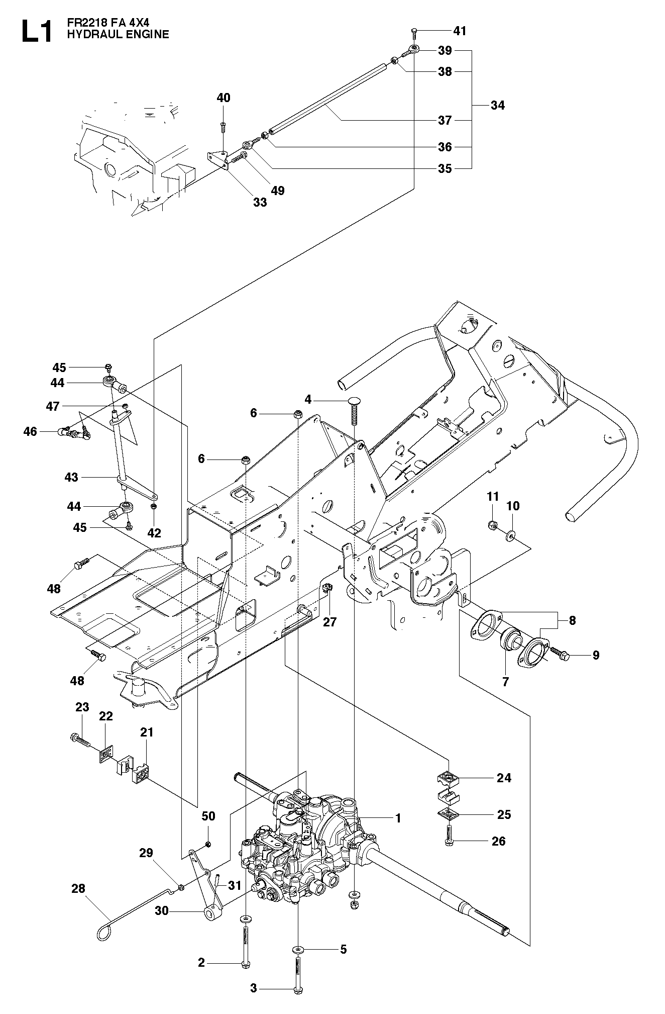 HYDRAULIC PUMP - MOTOR
