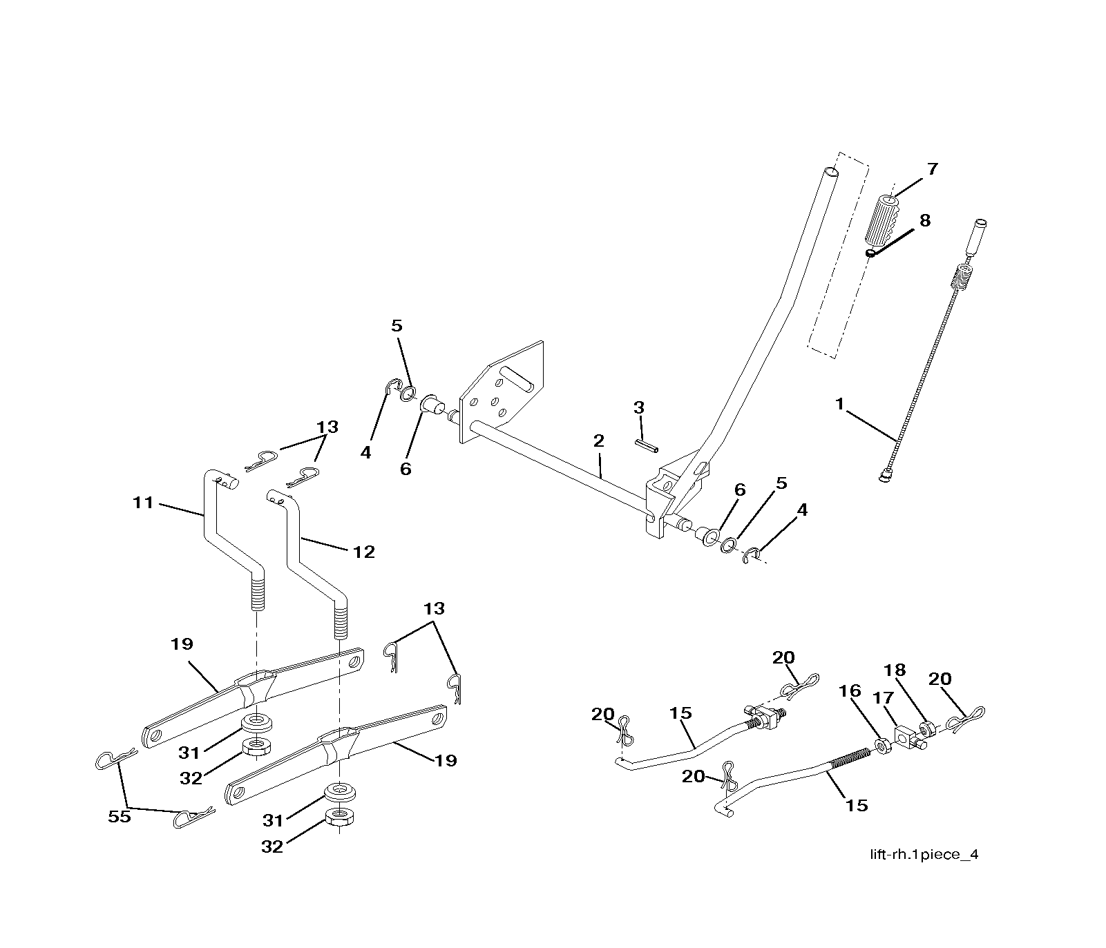 MOWER LIFT / DECK LIFT