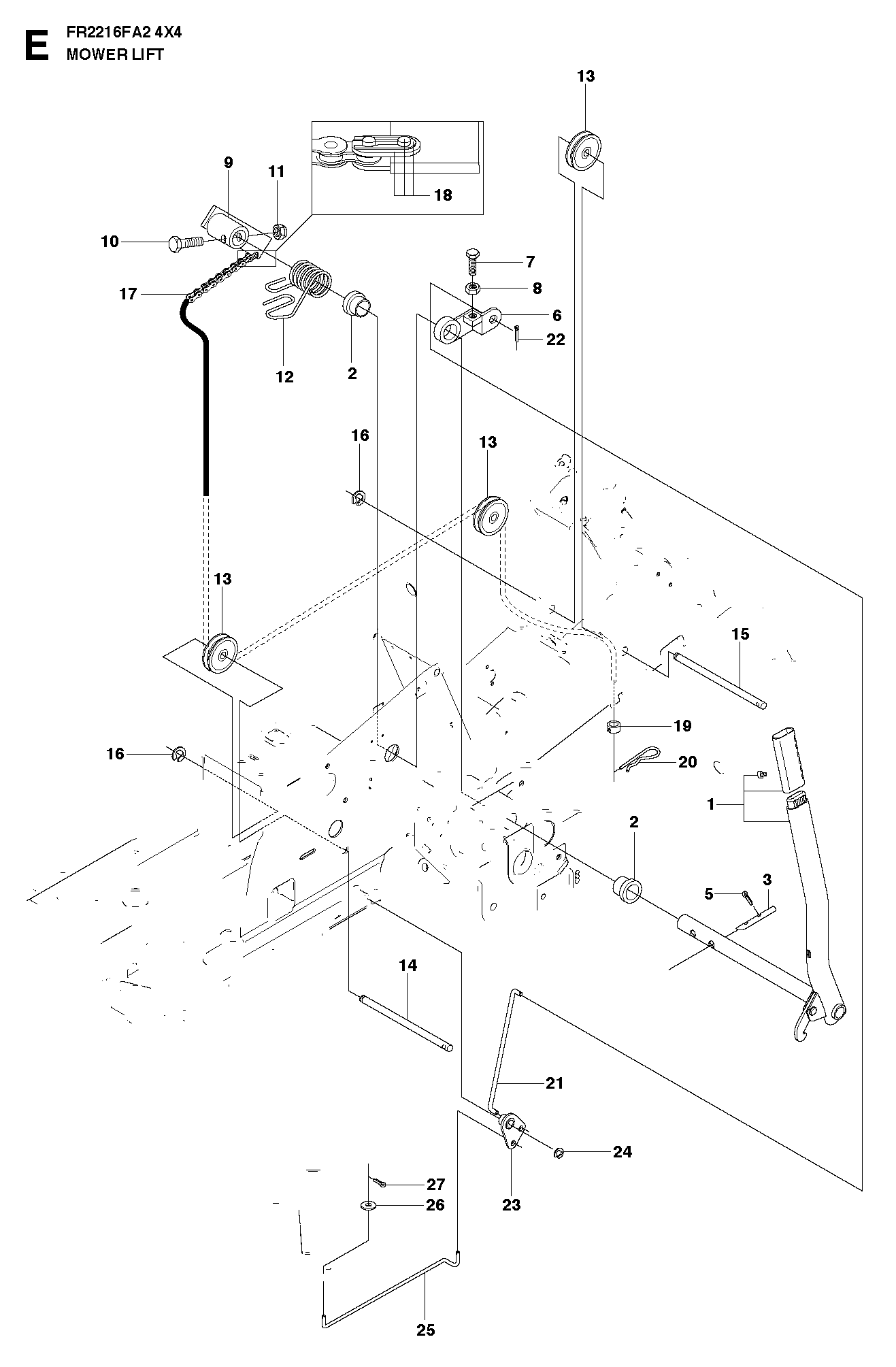 MOWER LIFT / DECK LIFT