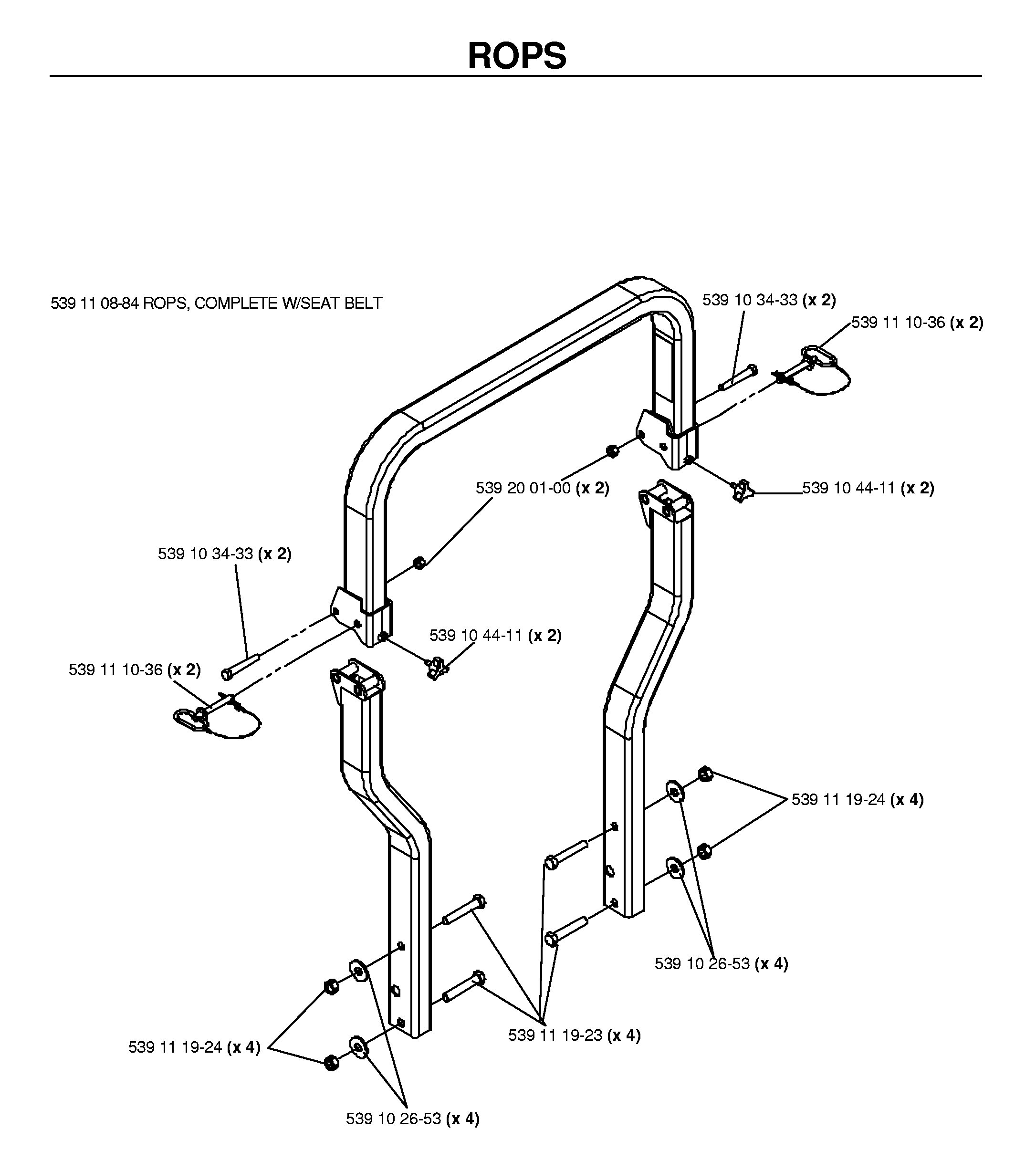 CHASSIS, ENGINE & PULLEYS