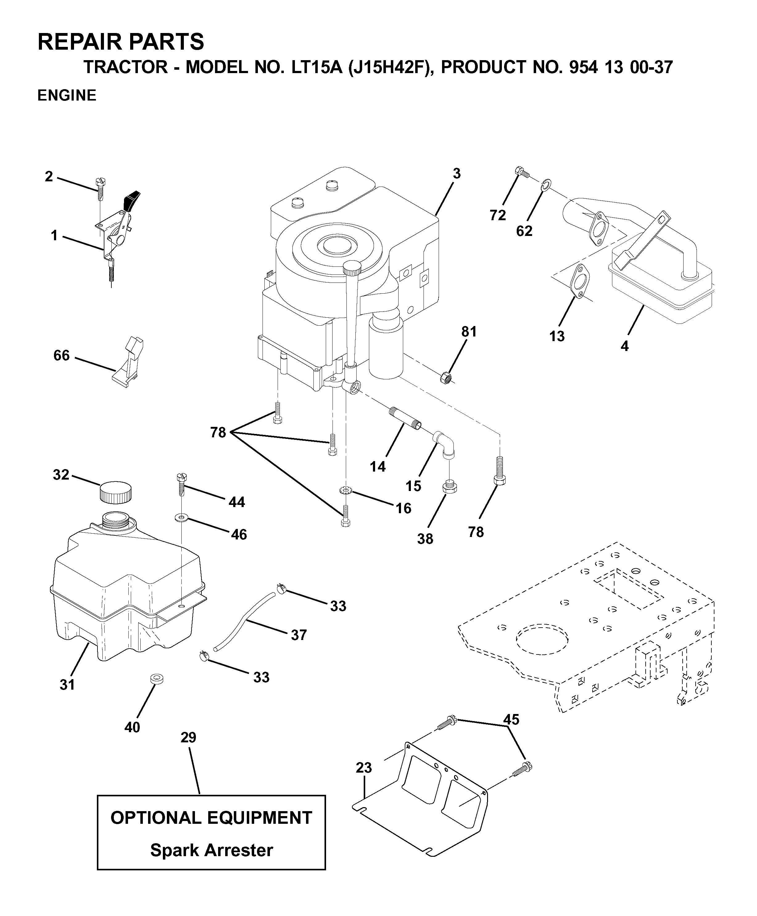 ENGINE & CUTTING EQUIPMENT