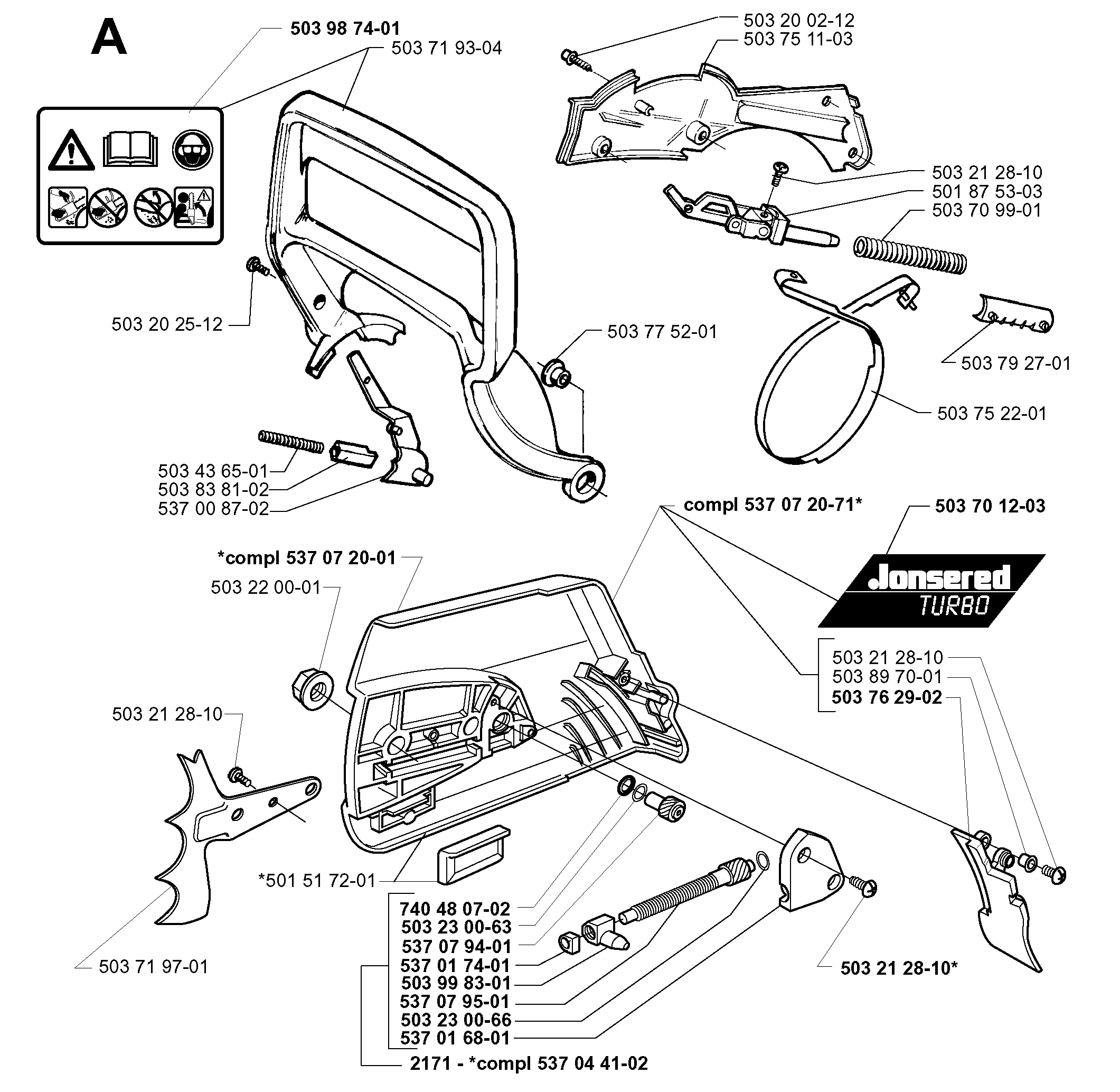 CHAIN BRAKE & CLUTCH COVER