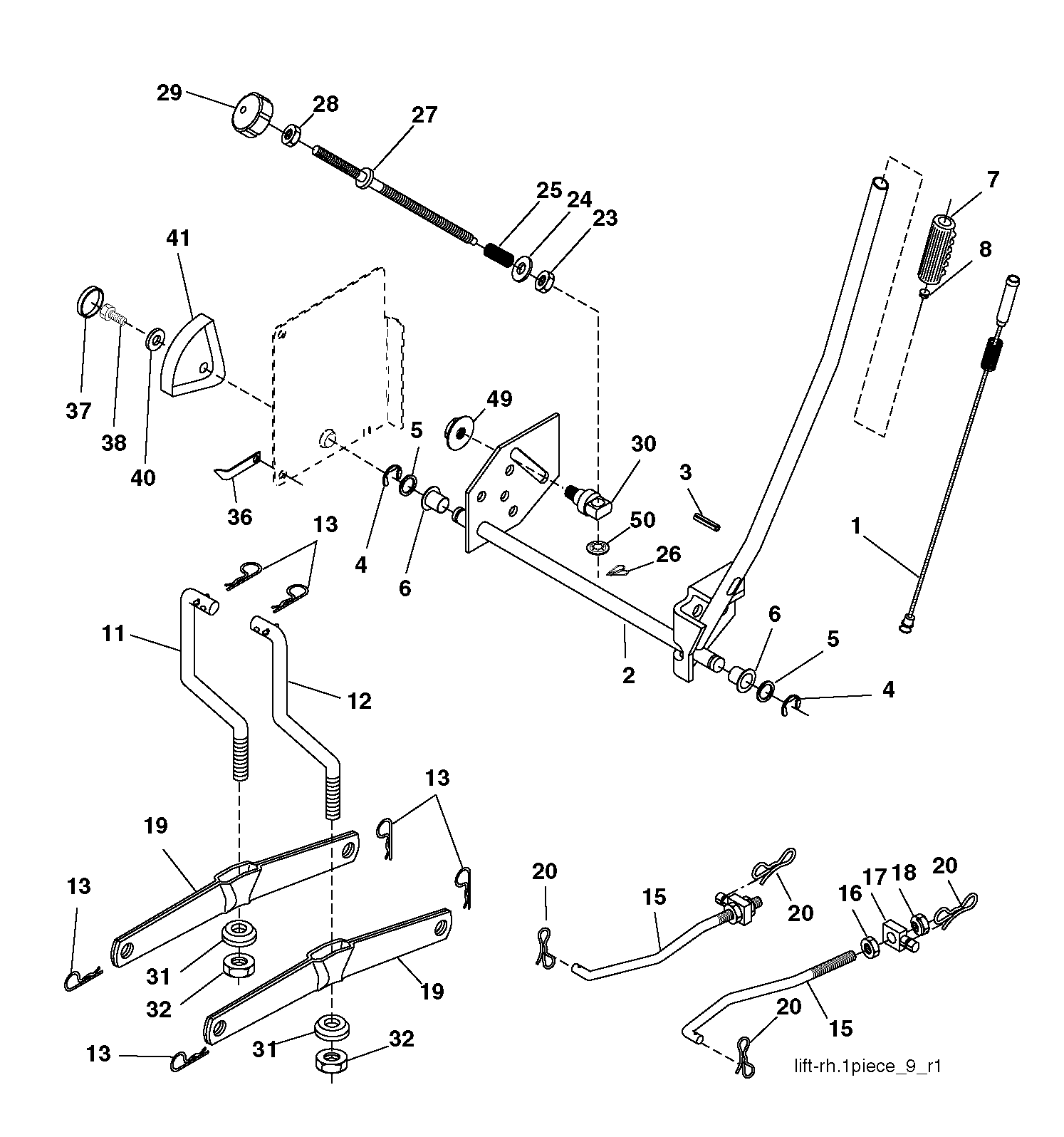 MOWER LIFT / DECK LIFT