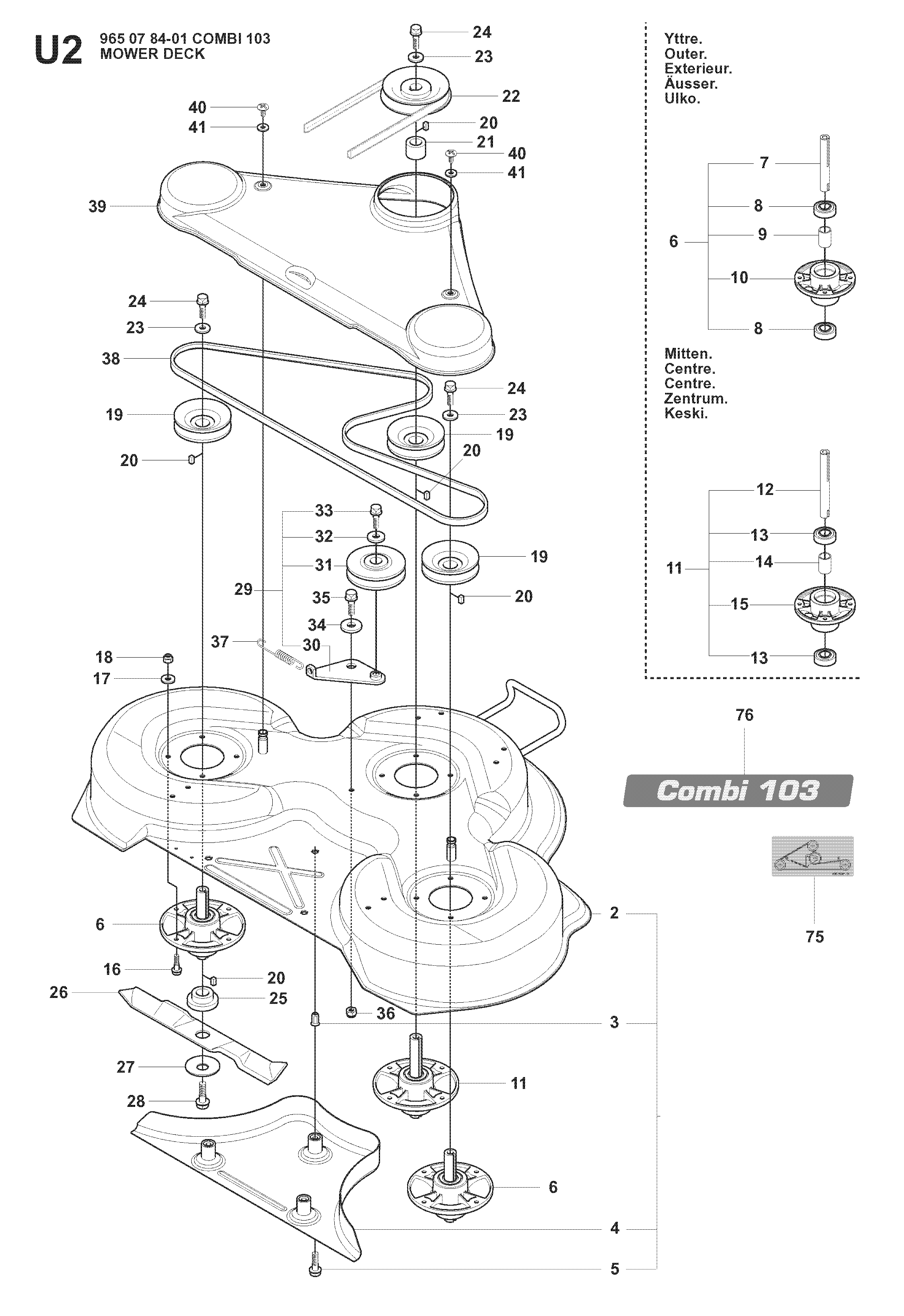 MOWER DECK / CUTTING DECK