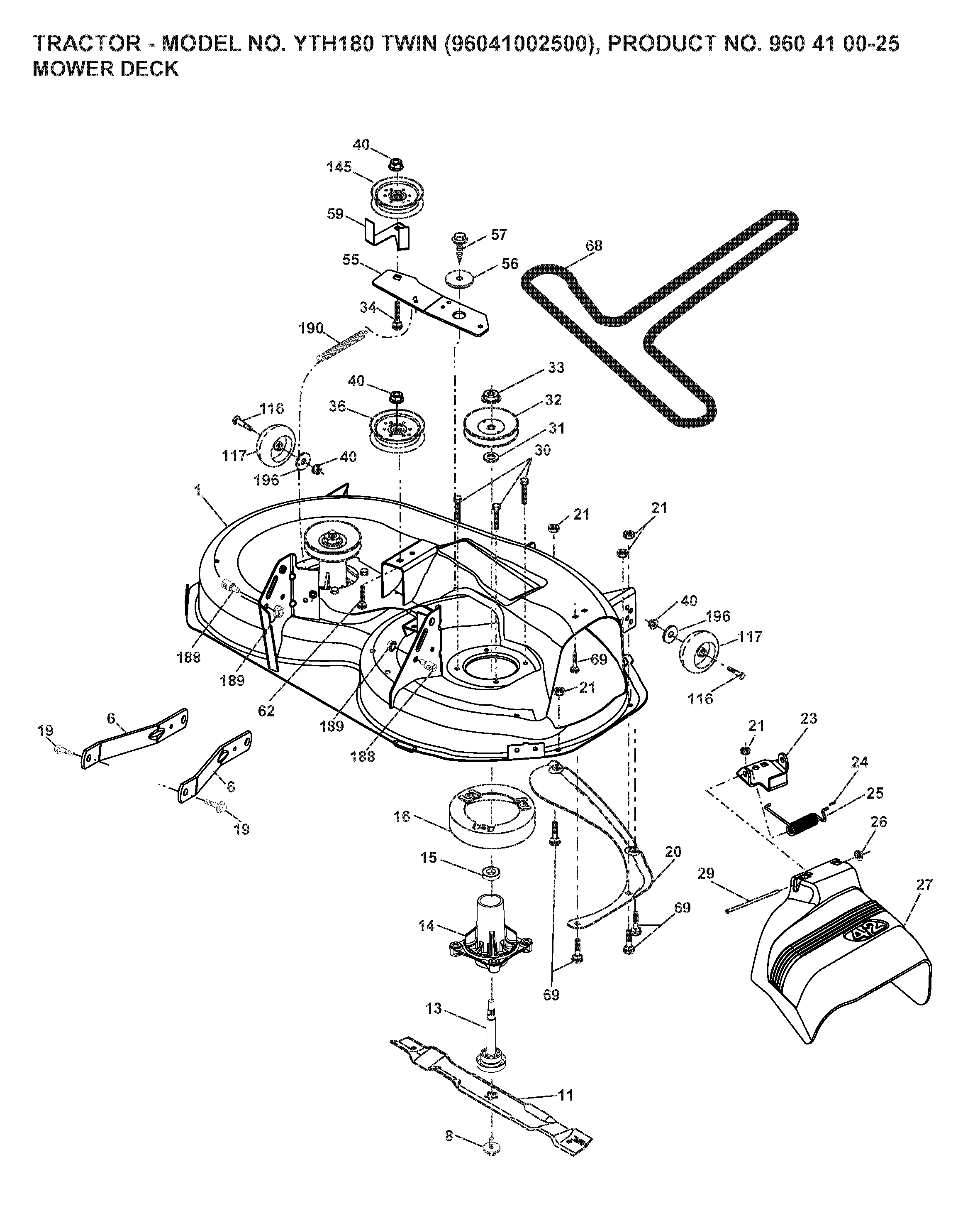MOWER DECK / CUTTING DECK