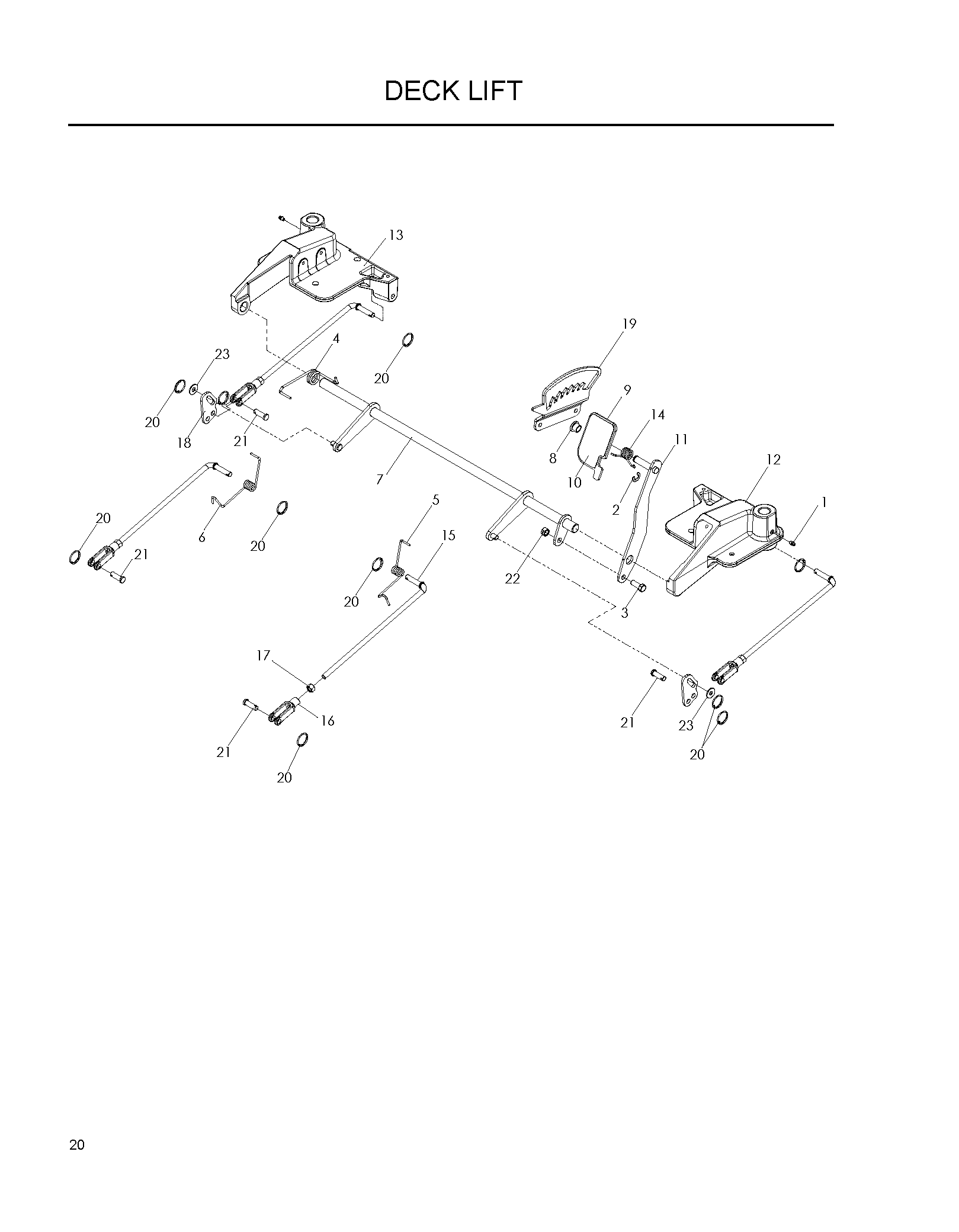 MOWER LIFT / DECK LIFT