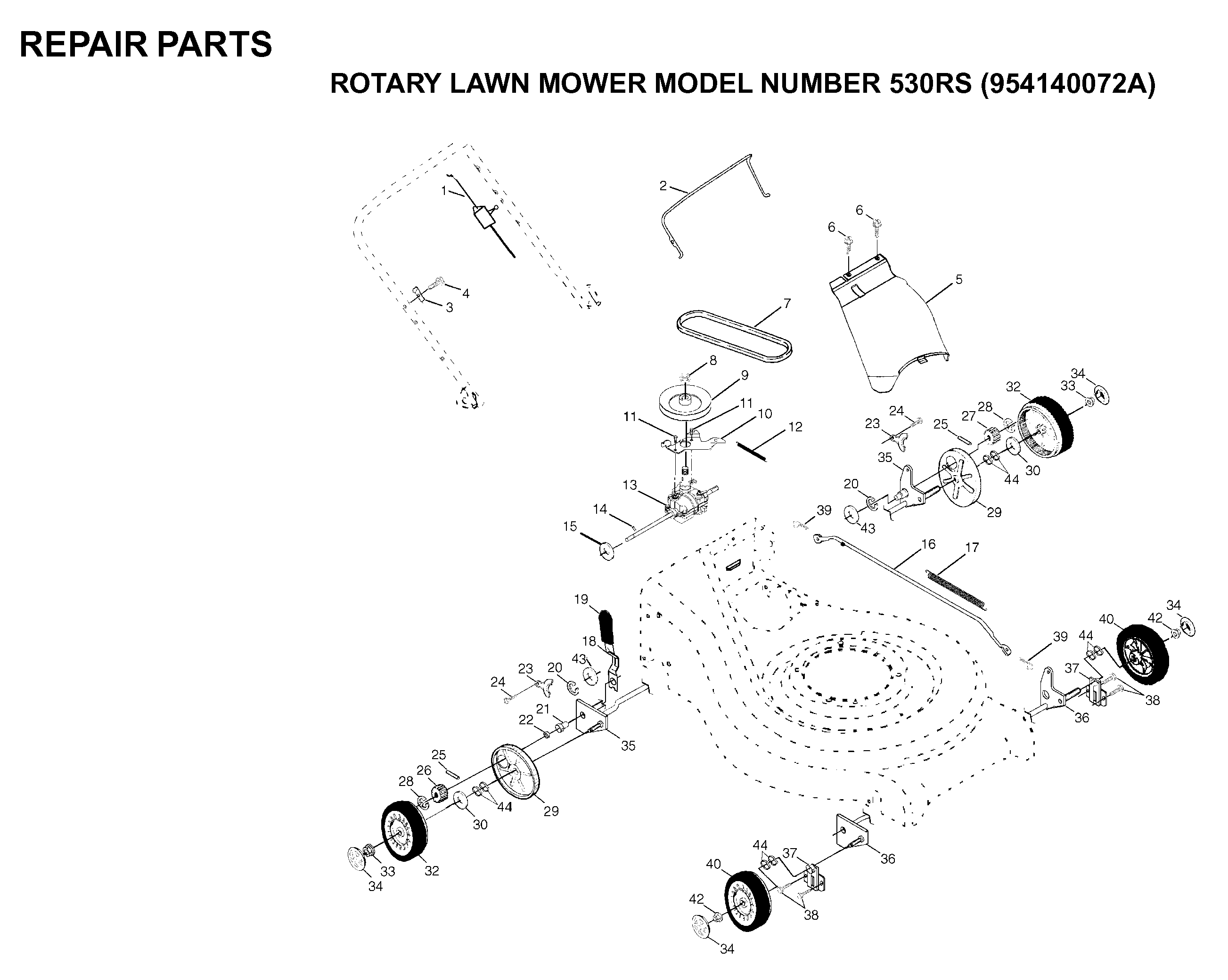 REPAIR PARTS
