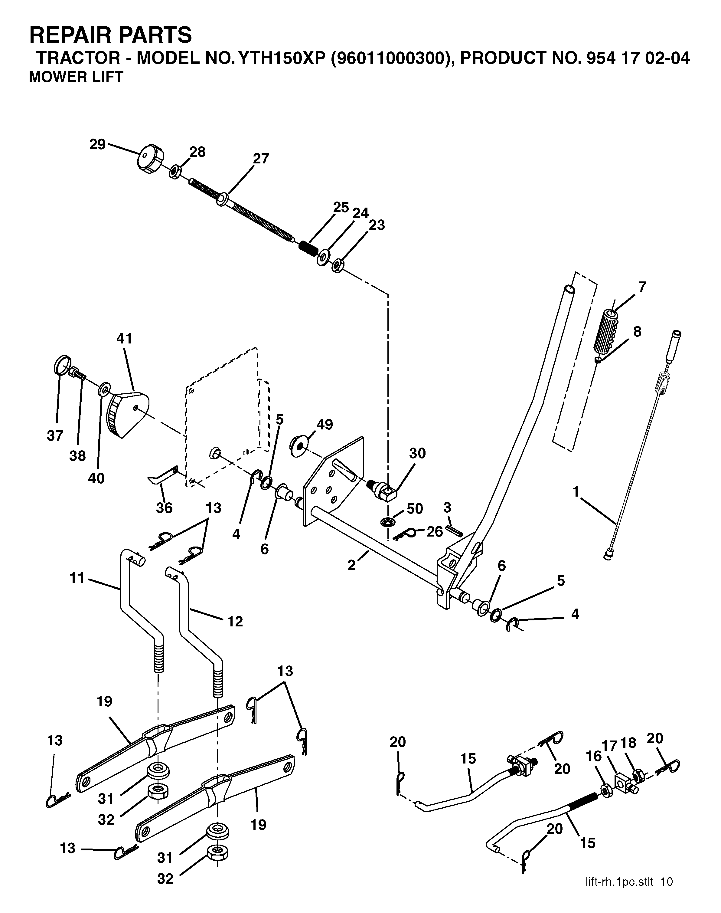 MOWER LIFT / DECK LIFT