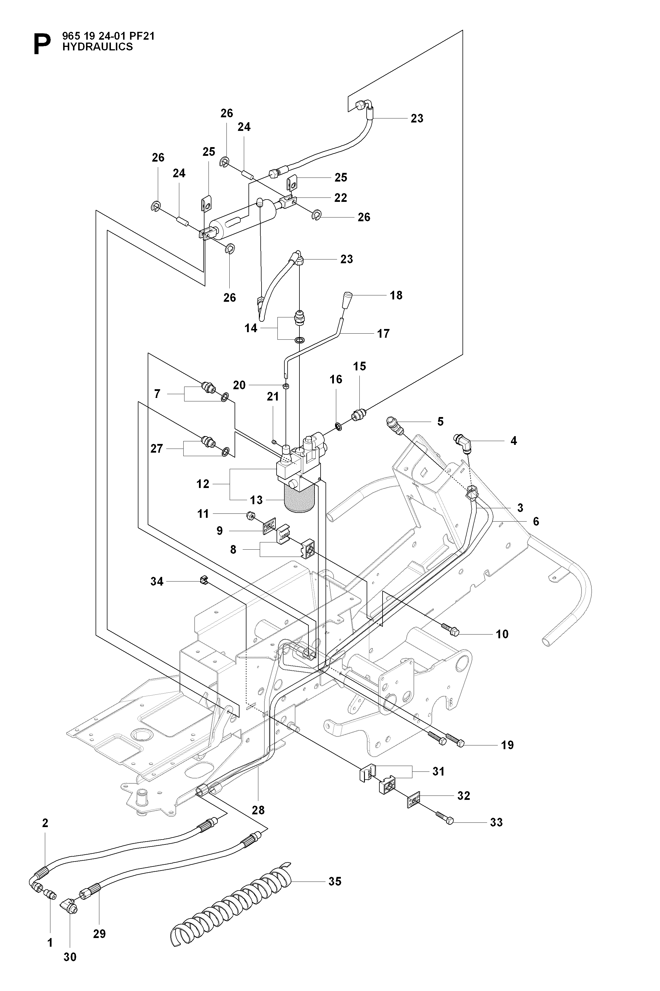 HYDRAULIC PUMP - MOTOR