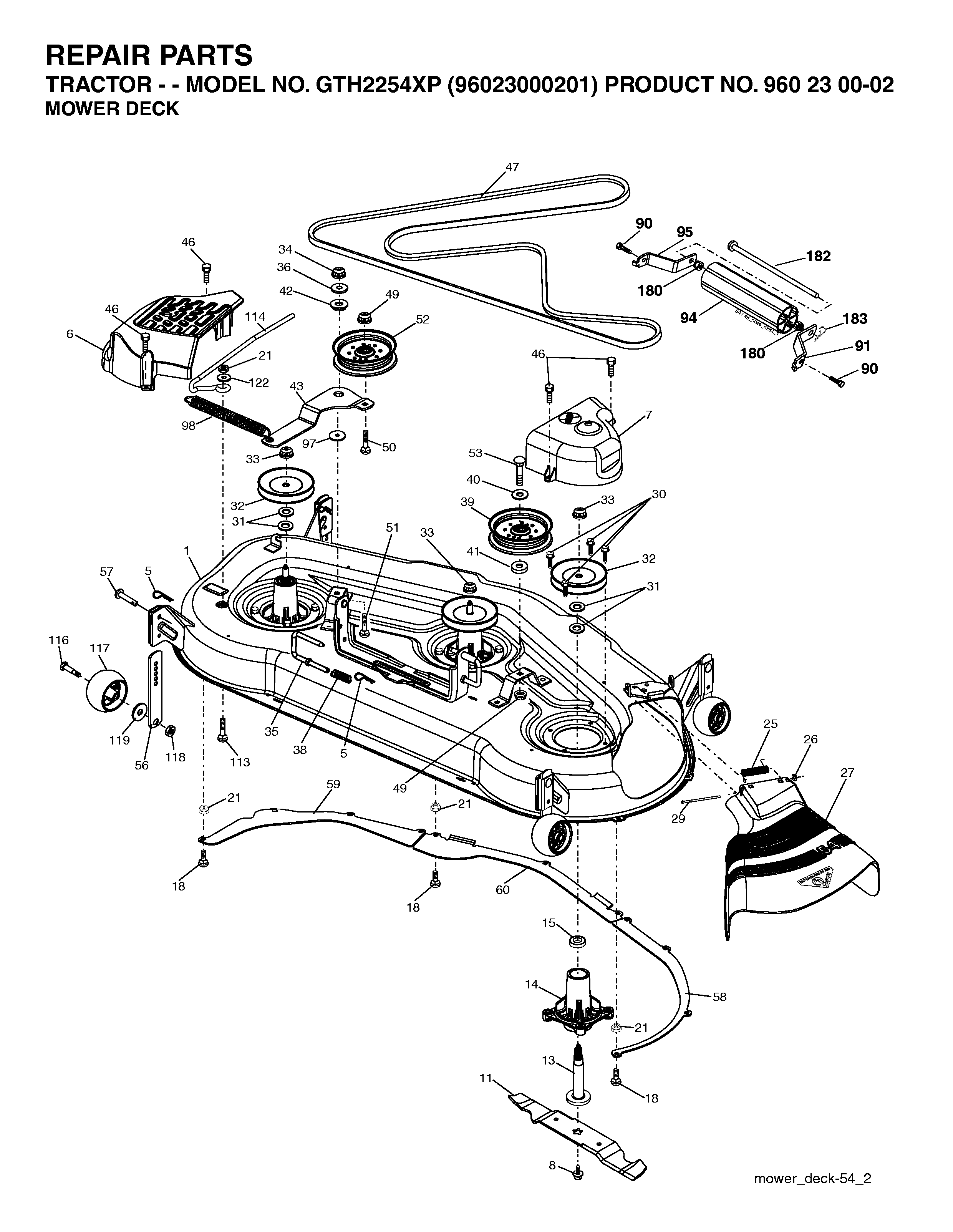 MOWER DECK / CUTTING DECK