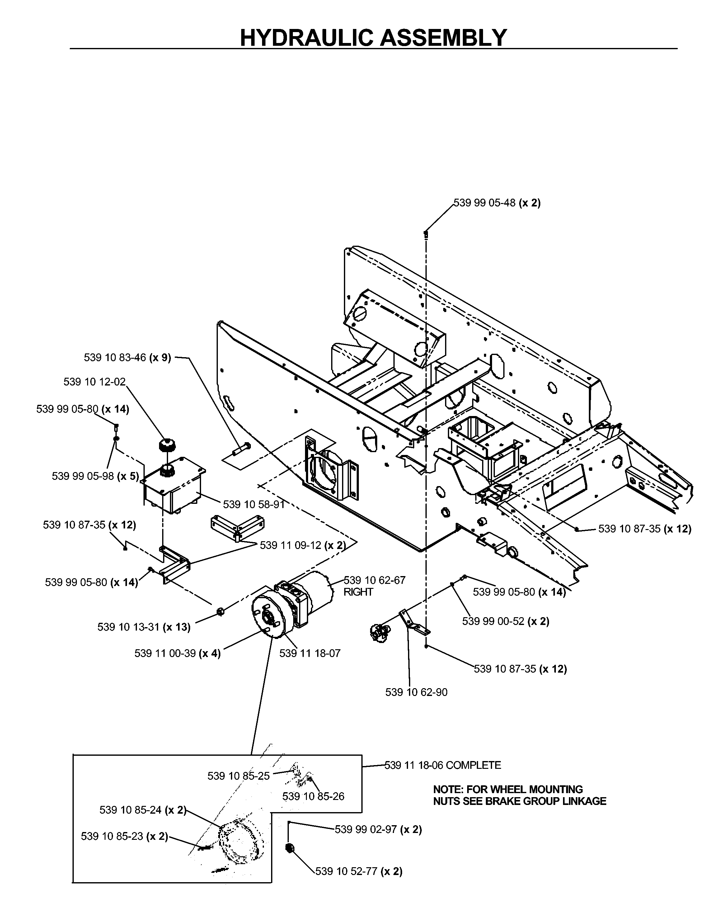 HYDRAULIC PUMP - MOTOR
