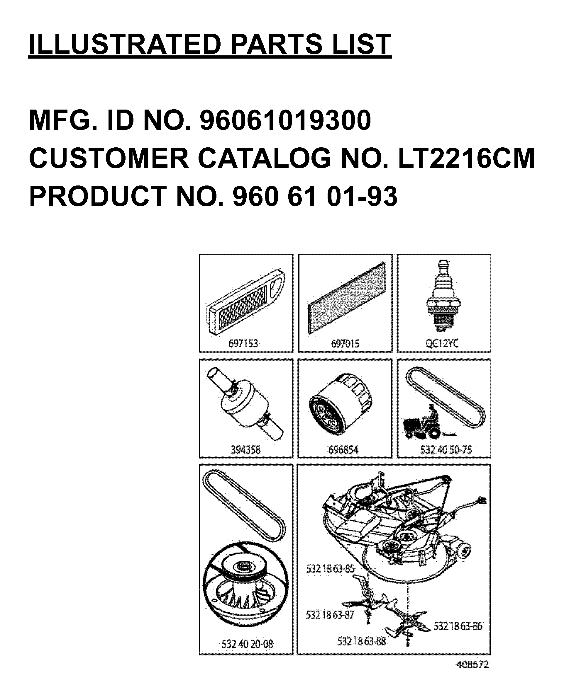 FREQUENTLY USED PARTS