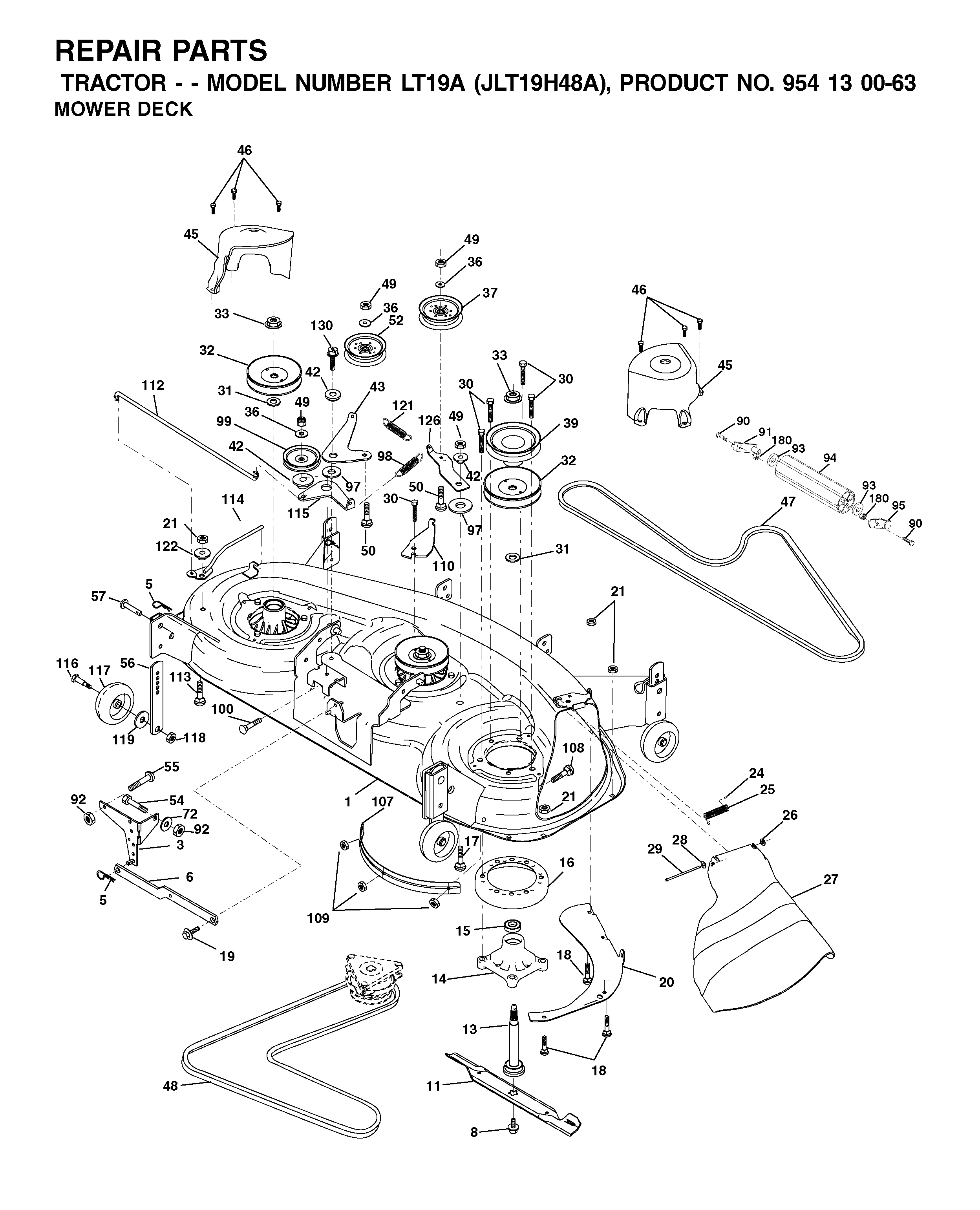 MOWER DECK / CUTTING DECK
