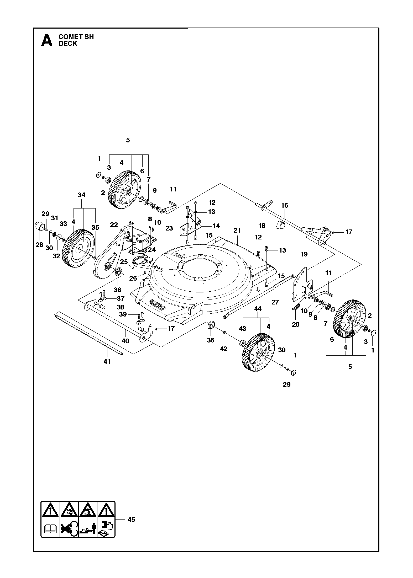 MOWER DECK / CUTTING DECK