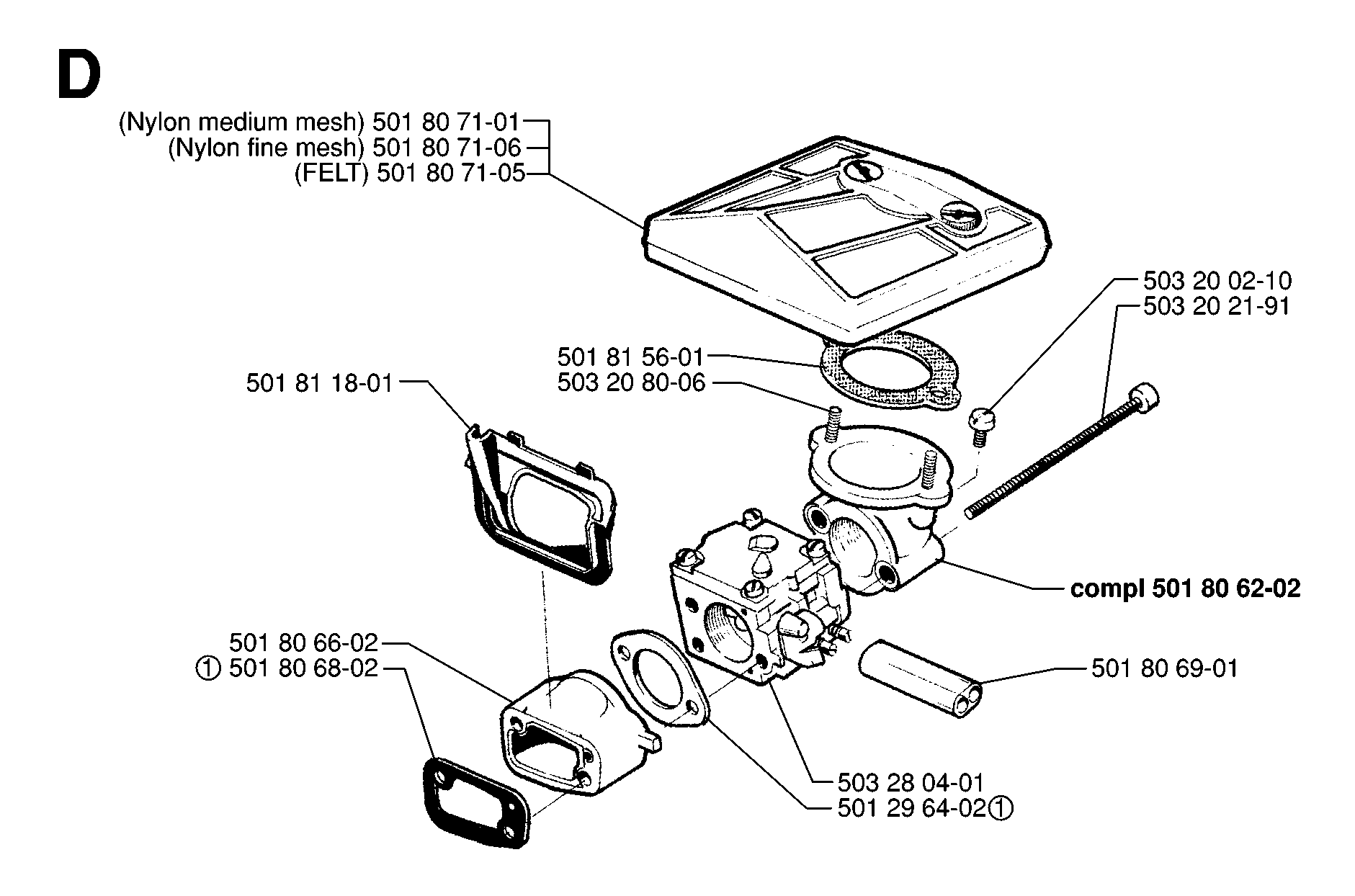 CARBURETOR & AIR FILTER