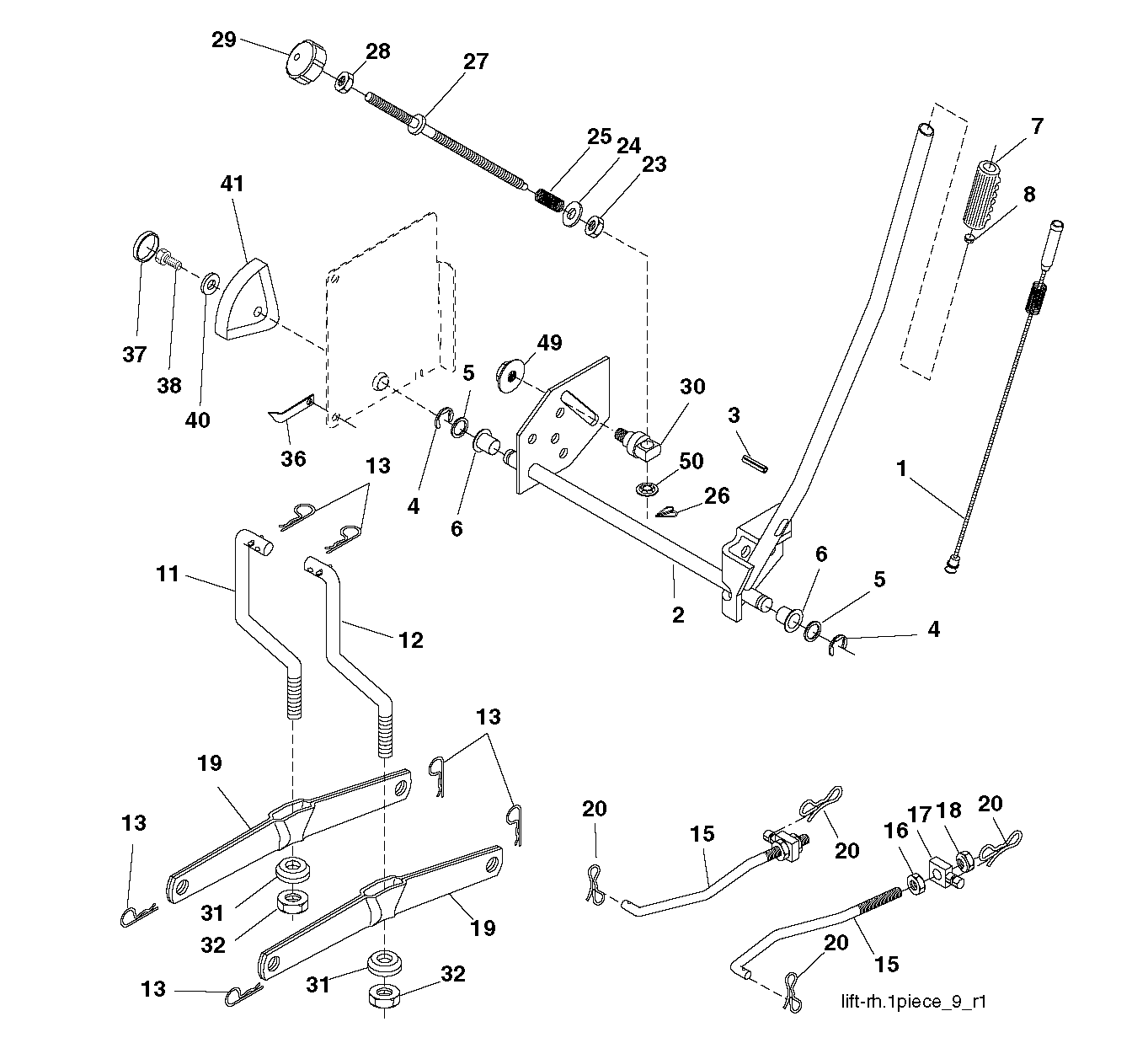 MOWER LIFT / DECK LIFT