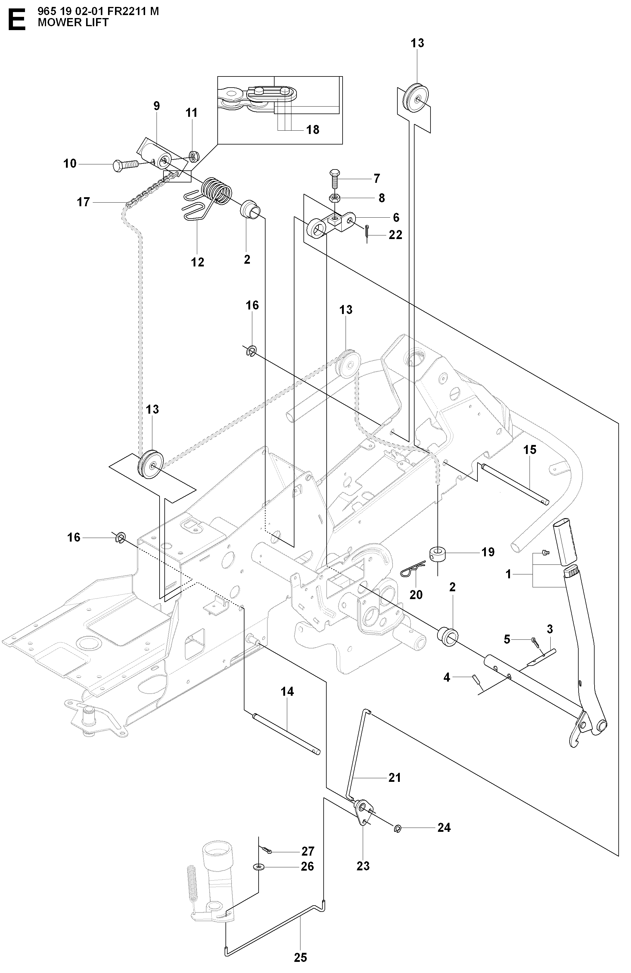 MOWER LIFT / DECK LIFT