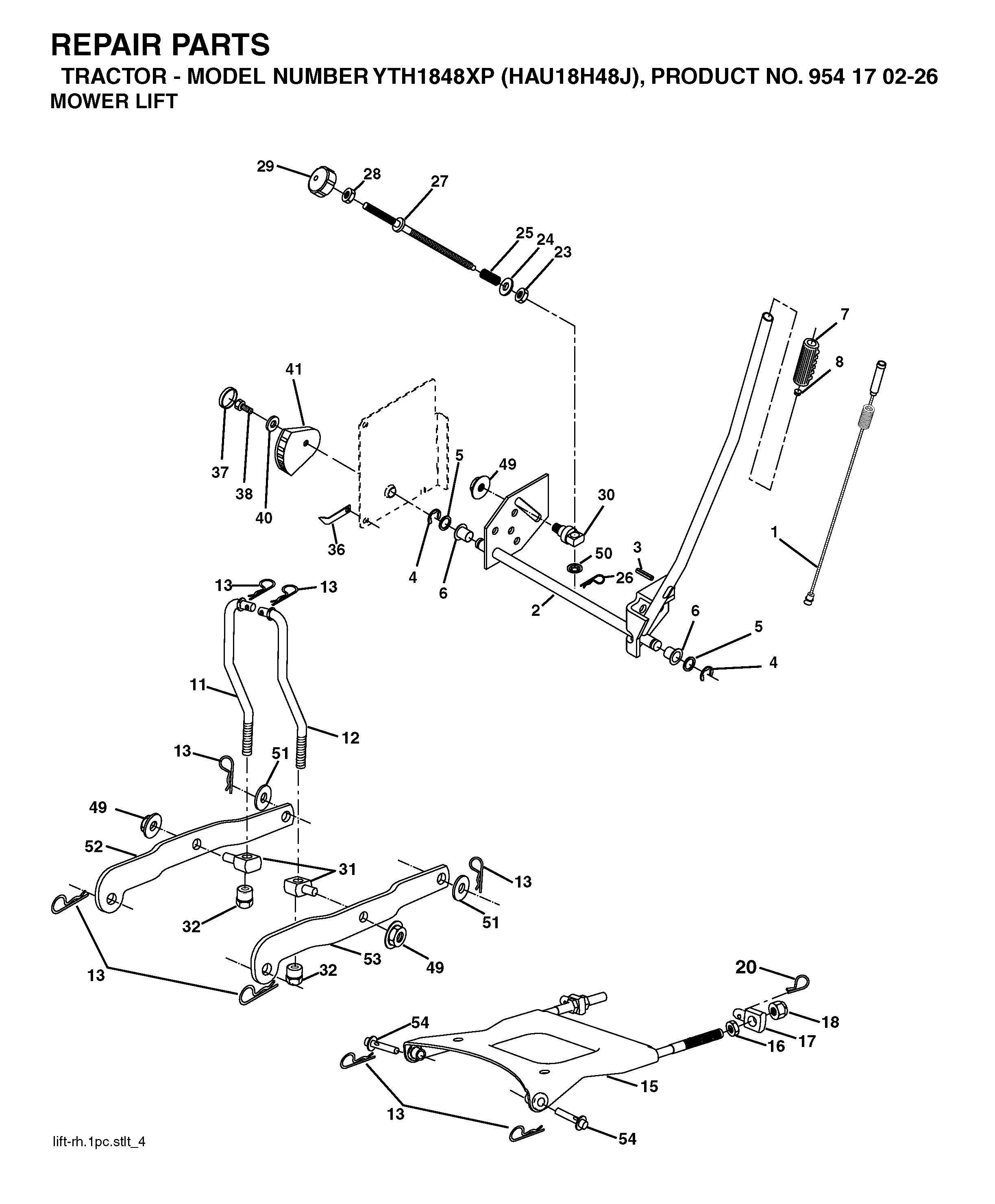 MOWER LIFT / DECK LIFT