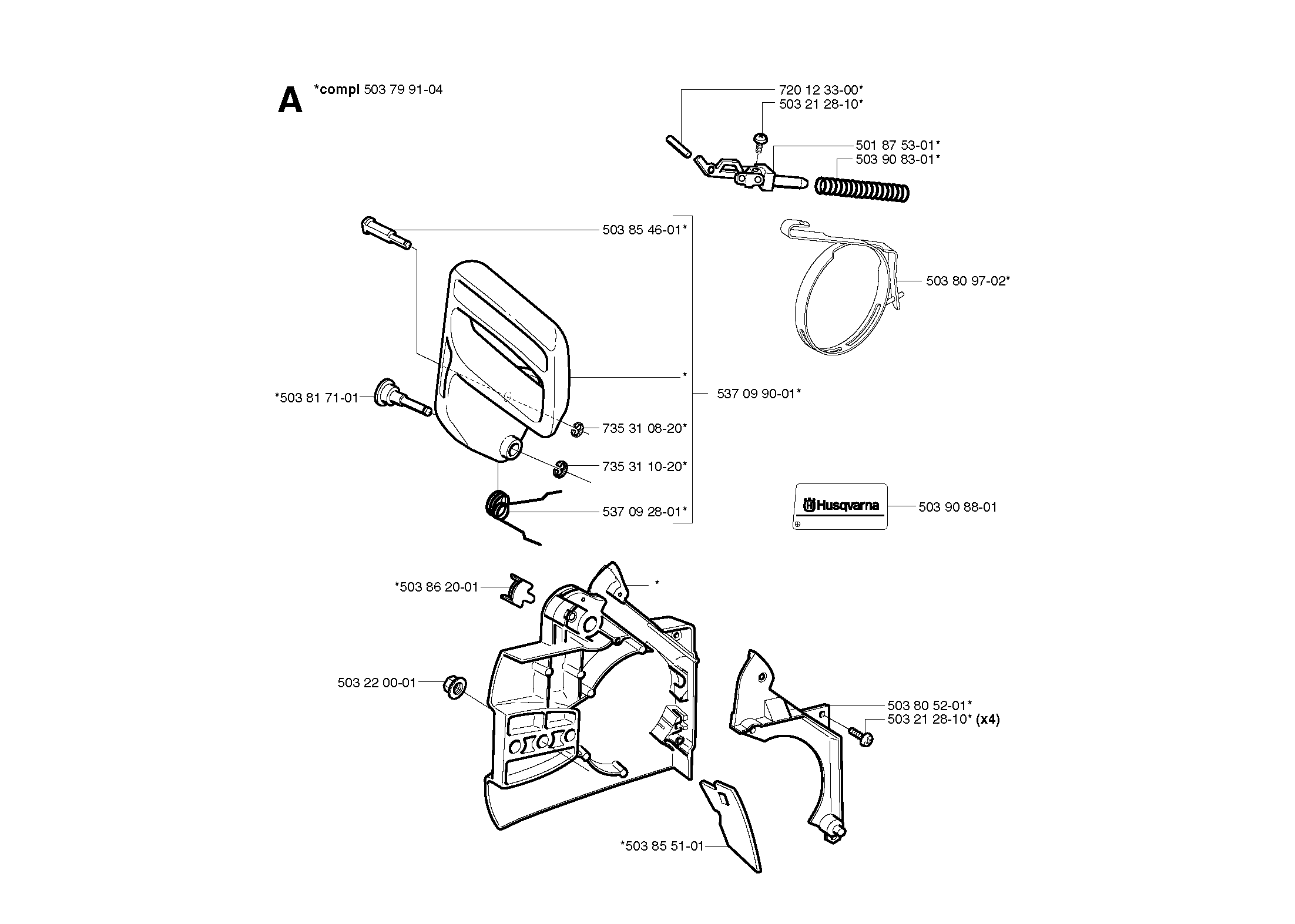 CHAIN BRAKE & CLUTCH COVER