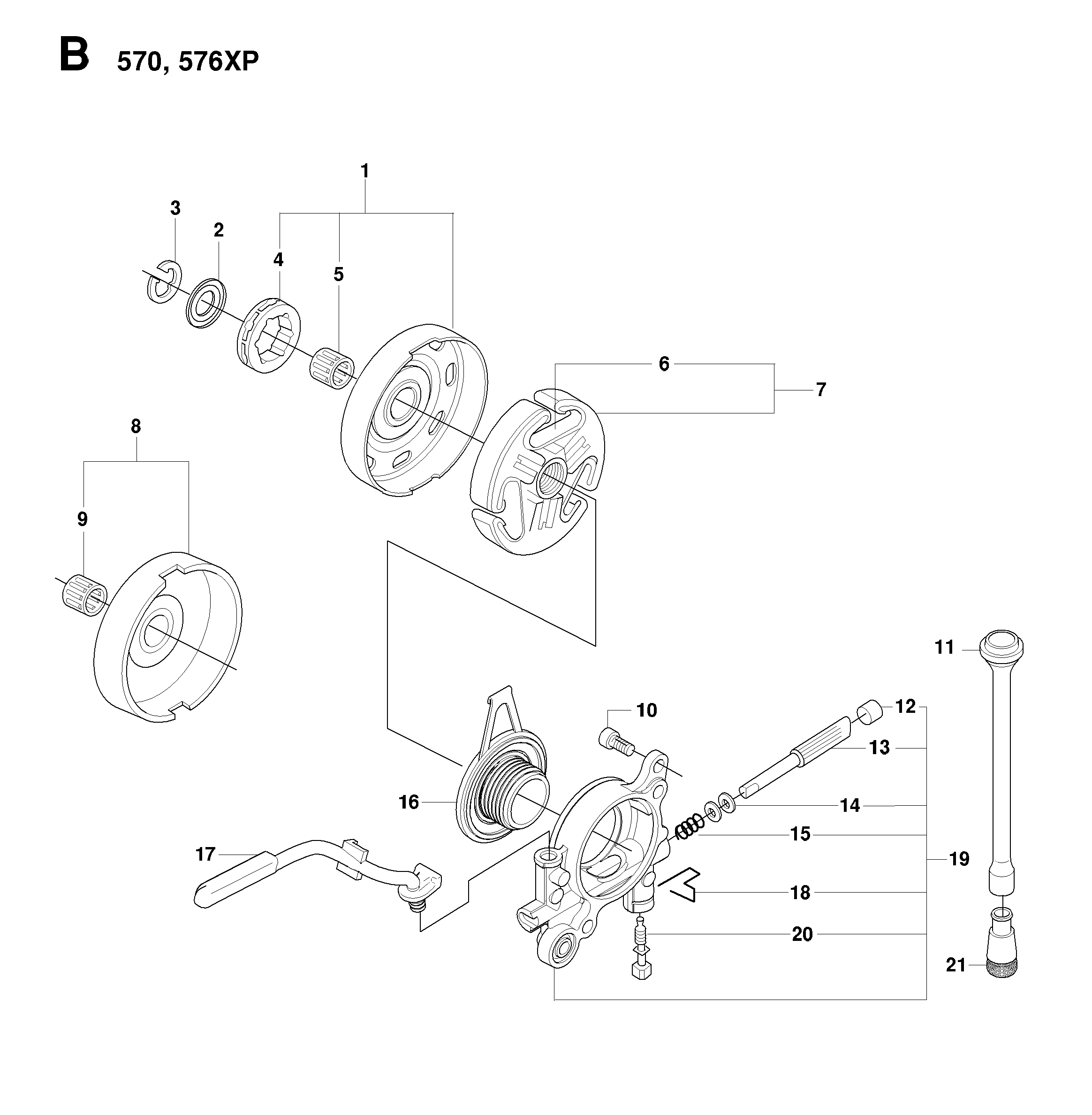CLUTCH & OIL PUMP