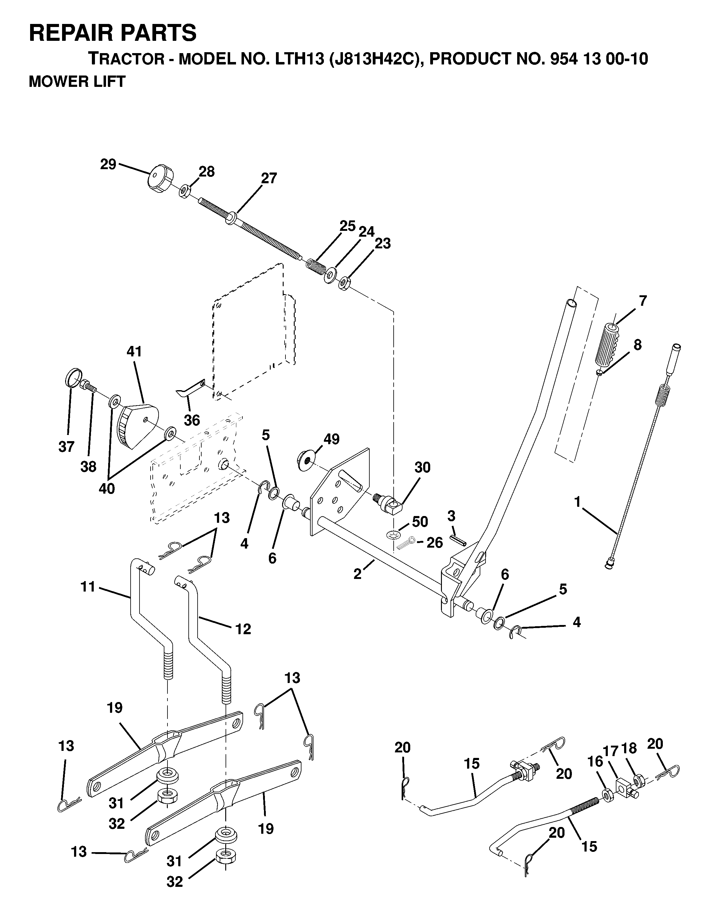 MOWER LIFT / DECK LIFT