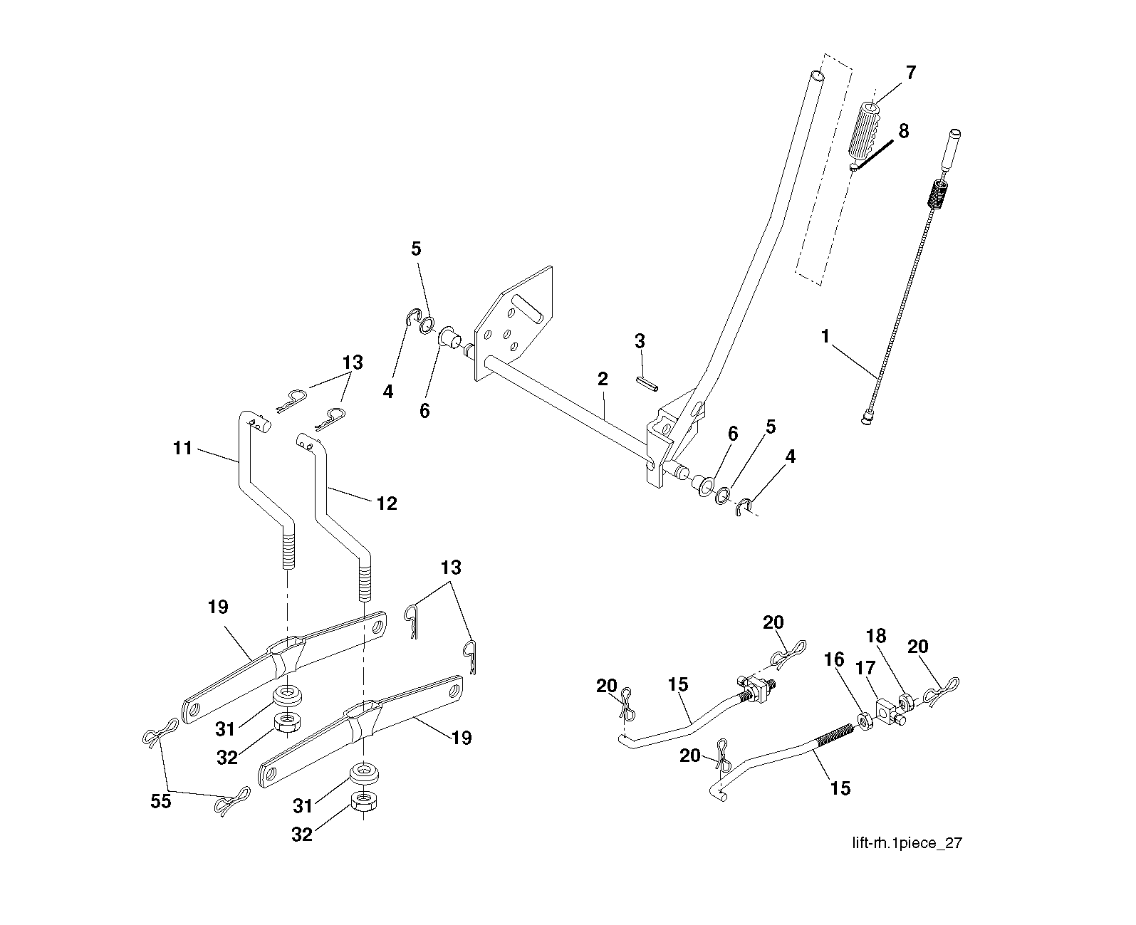 MOWER LIFT / DECK LIFT