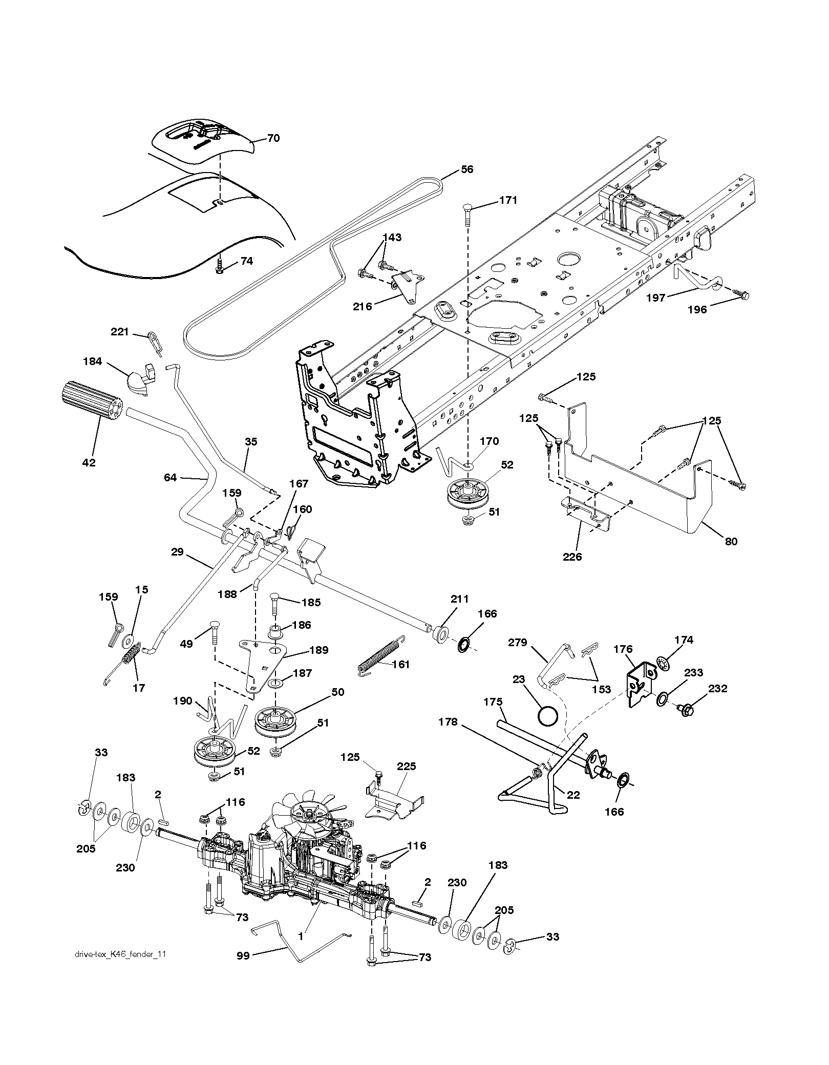 MOWER LIFT / DECK LIFT