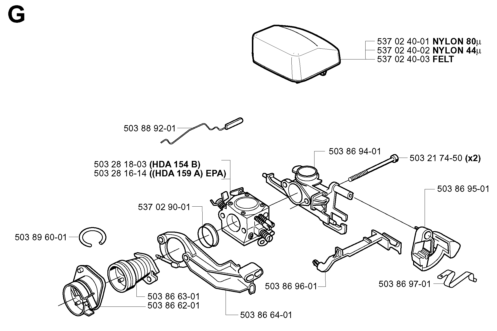 CARBURETOR & AIR FILTER
