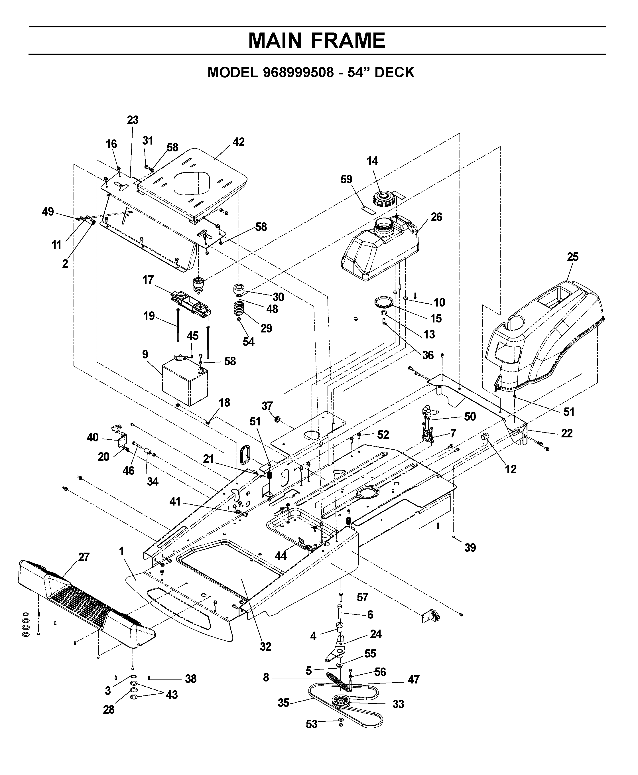 MOWER DECK / CUTTING DECK