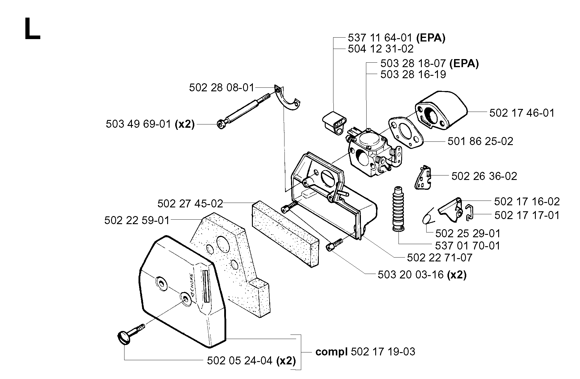 CARBURETOR & AIR FILTER