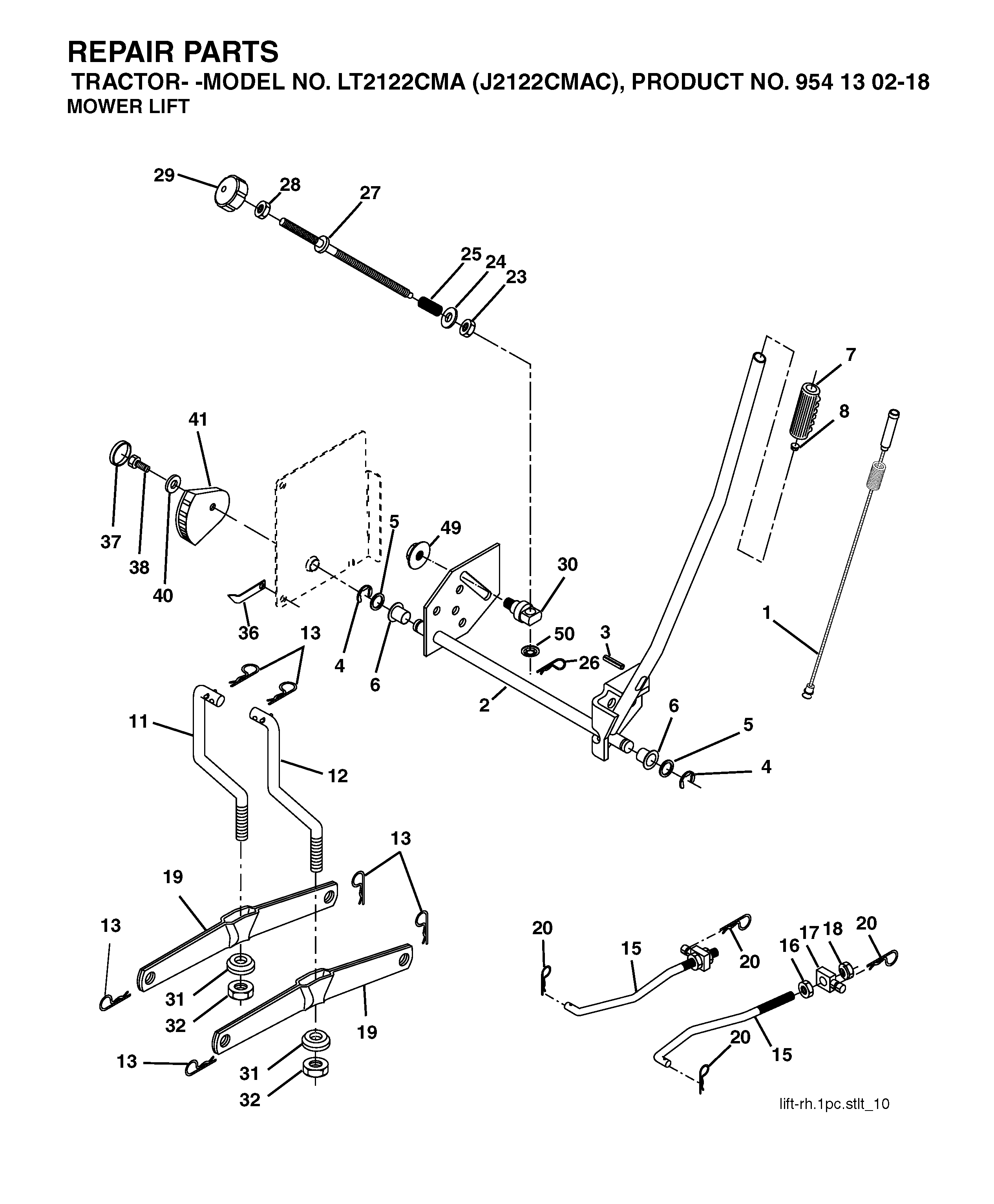 MOWER LIFT / DECK LIFT