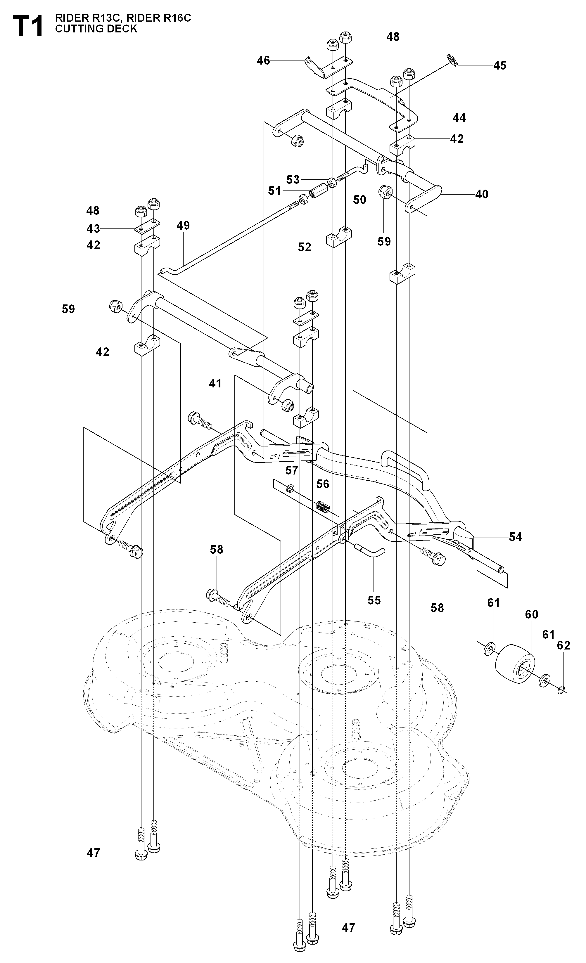 MOWER DECK / CUTTING DECK