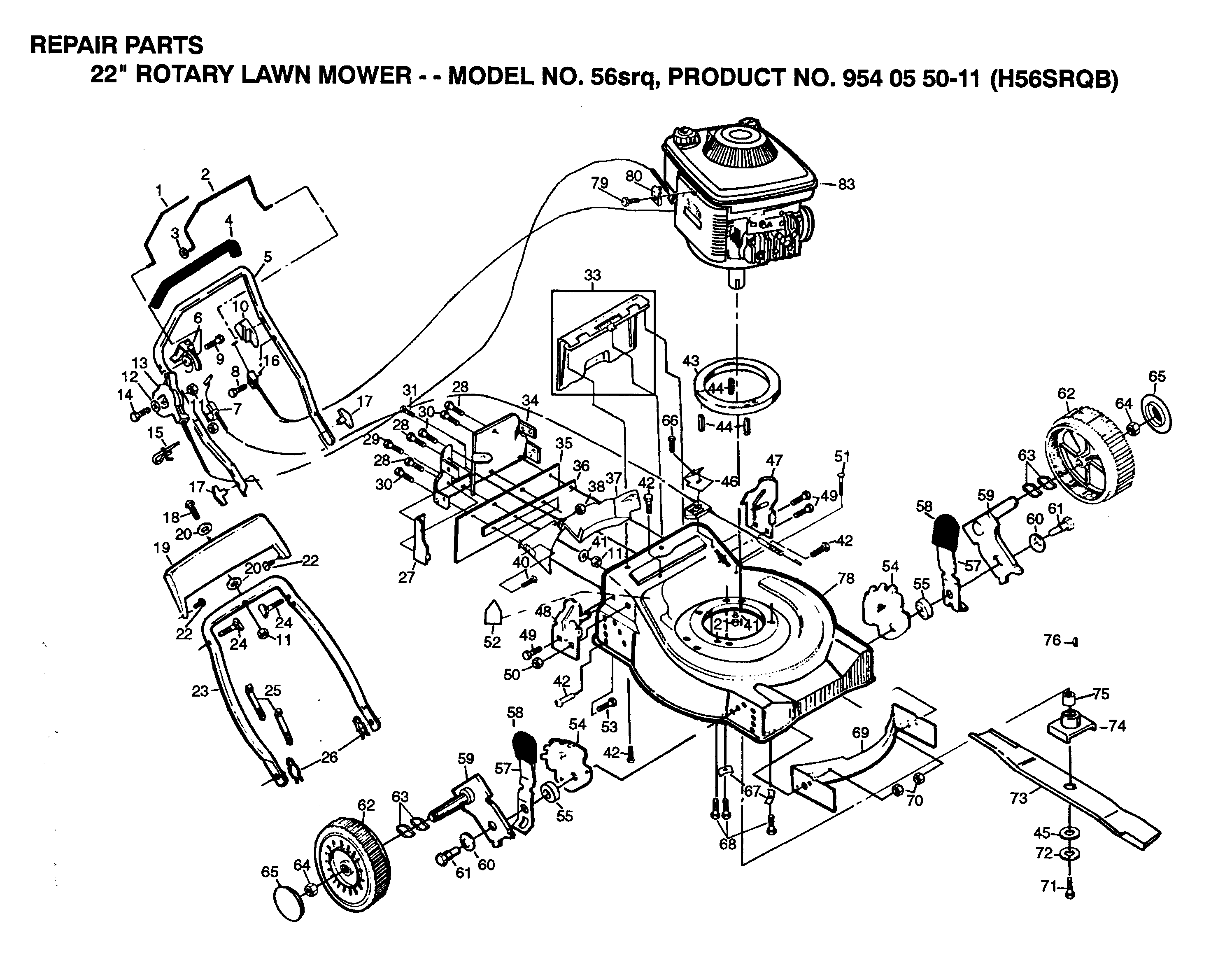 REPAIR PARTS