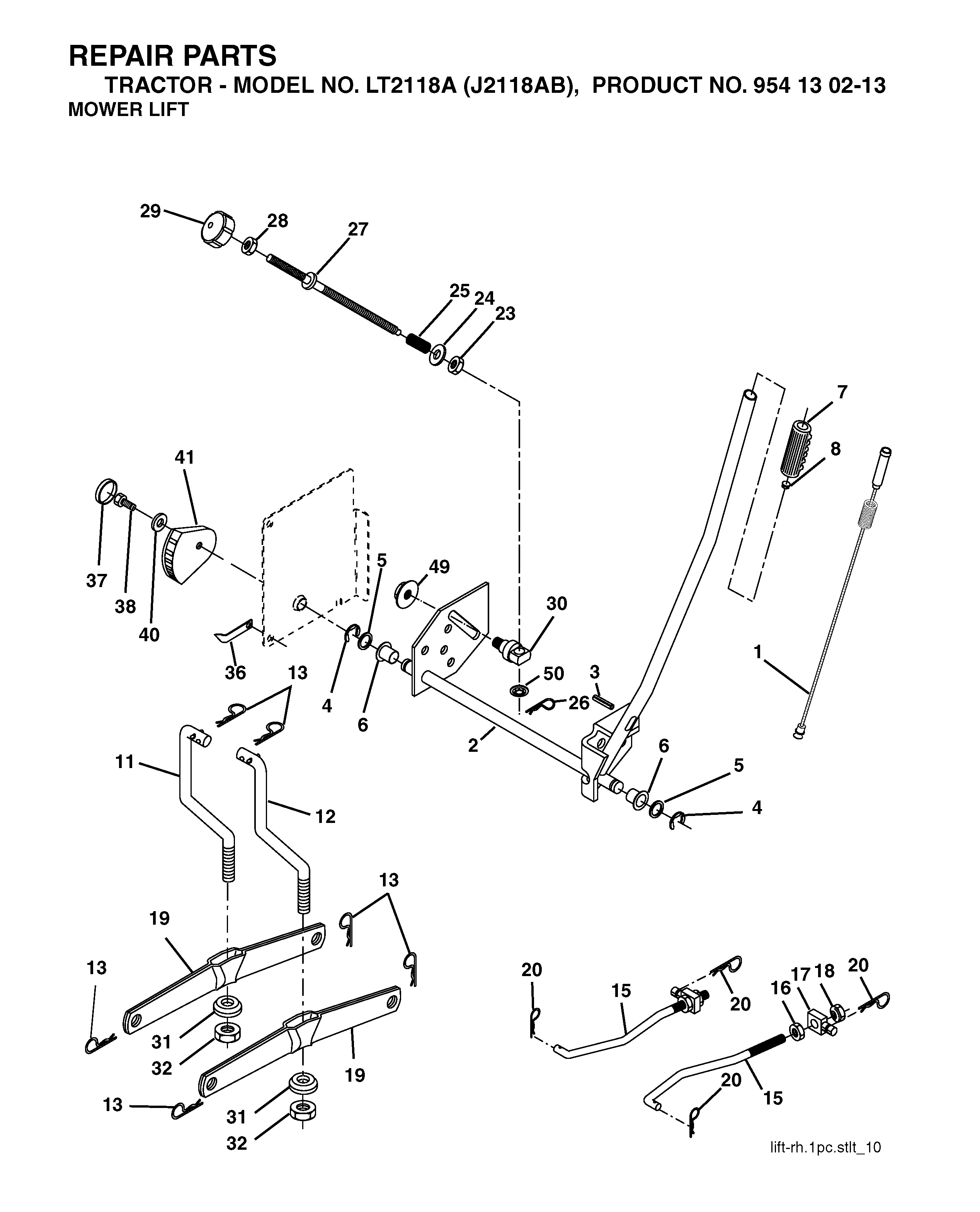 MOWER LIFT / DECK LIFT