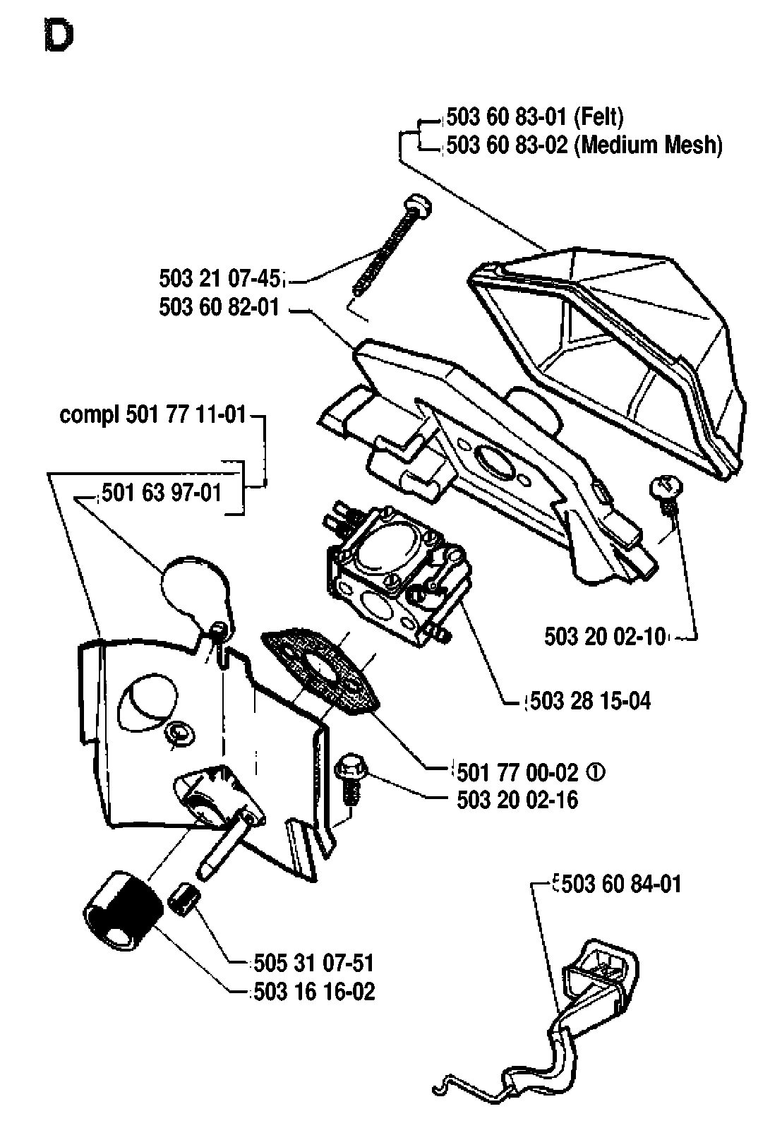 CARBURETOR & AIR FILTER