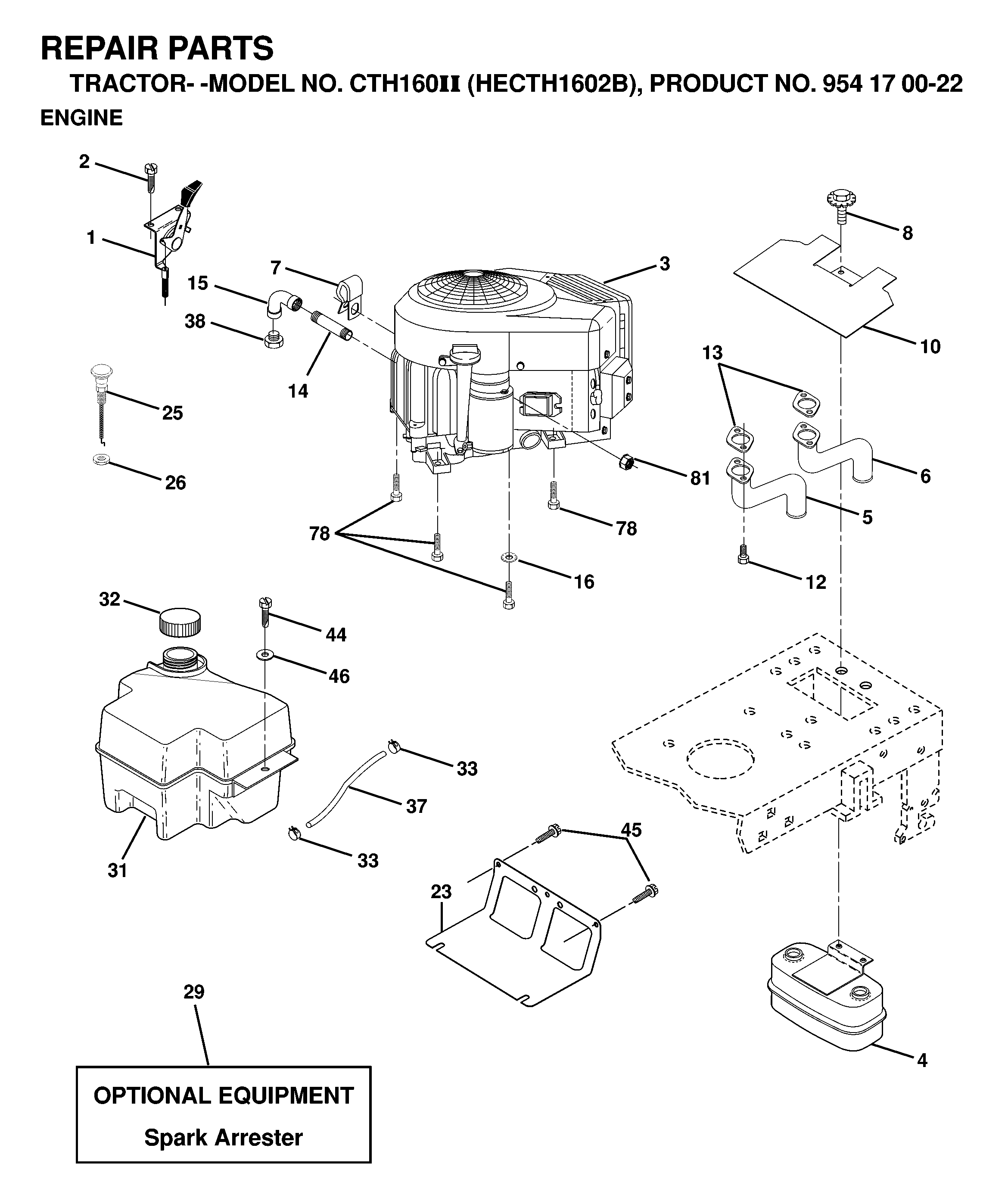ENGINE & CUTTING EQUIPMENT